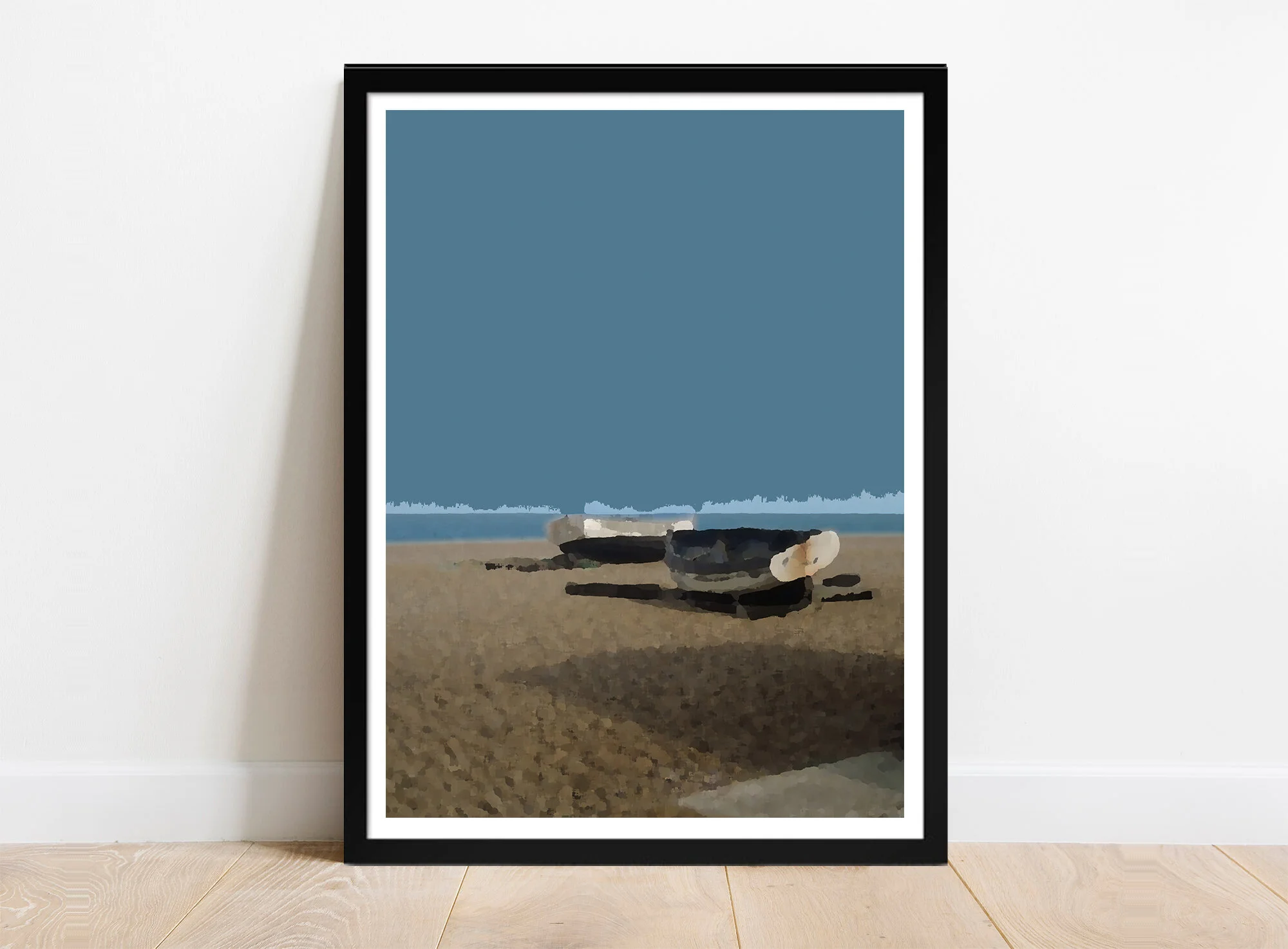 Aldeburgh Beach Fishing Boats Art Print for Sale