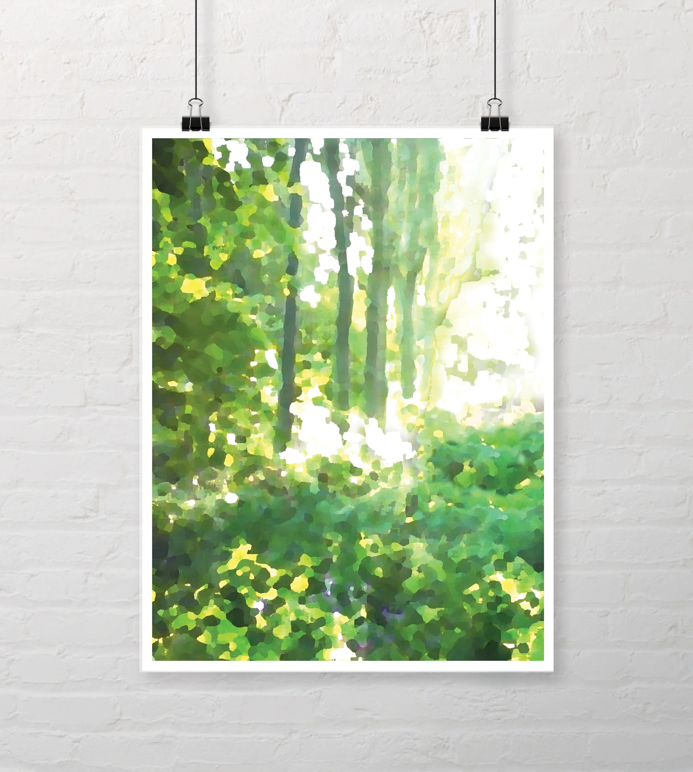 Rendlesham Forest Nature Trees Art Print for Sale
