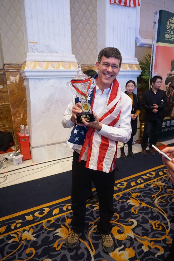 Brad Zupp with Team USA trophy 2