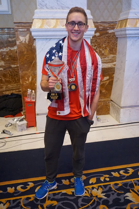 Overall winner Alex Mullen