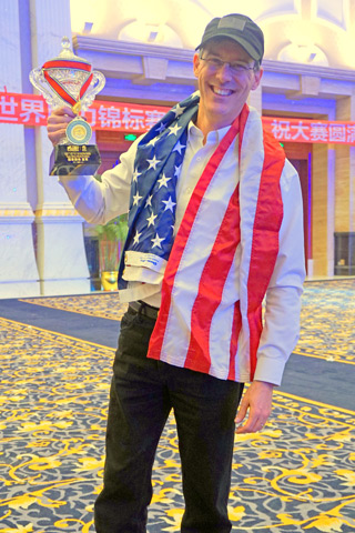 Brad with Team USA Silver Medal at The World Memory Championships in Chengdu, China 2015.