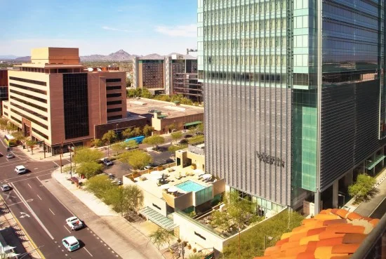 The Westin Phoenix Downtown , 3,000 sq.ft. adaptable ballroom for business meetings, dining events and receptions, conferences or presentations
