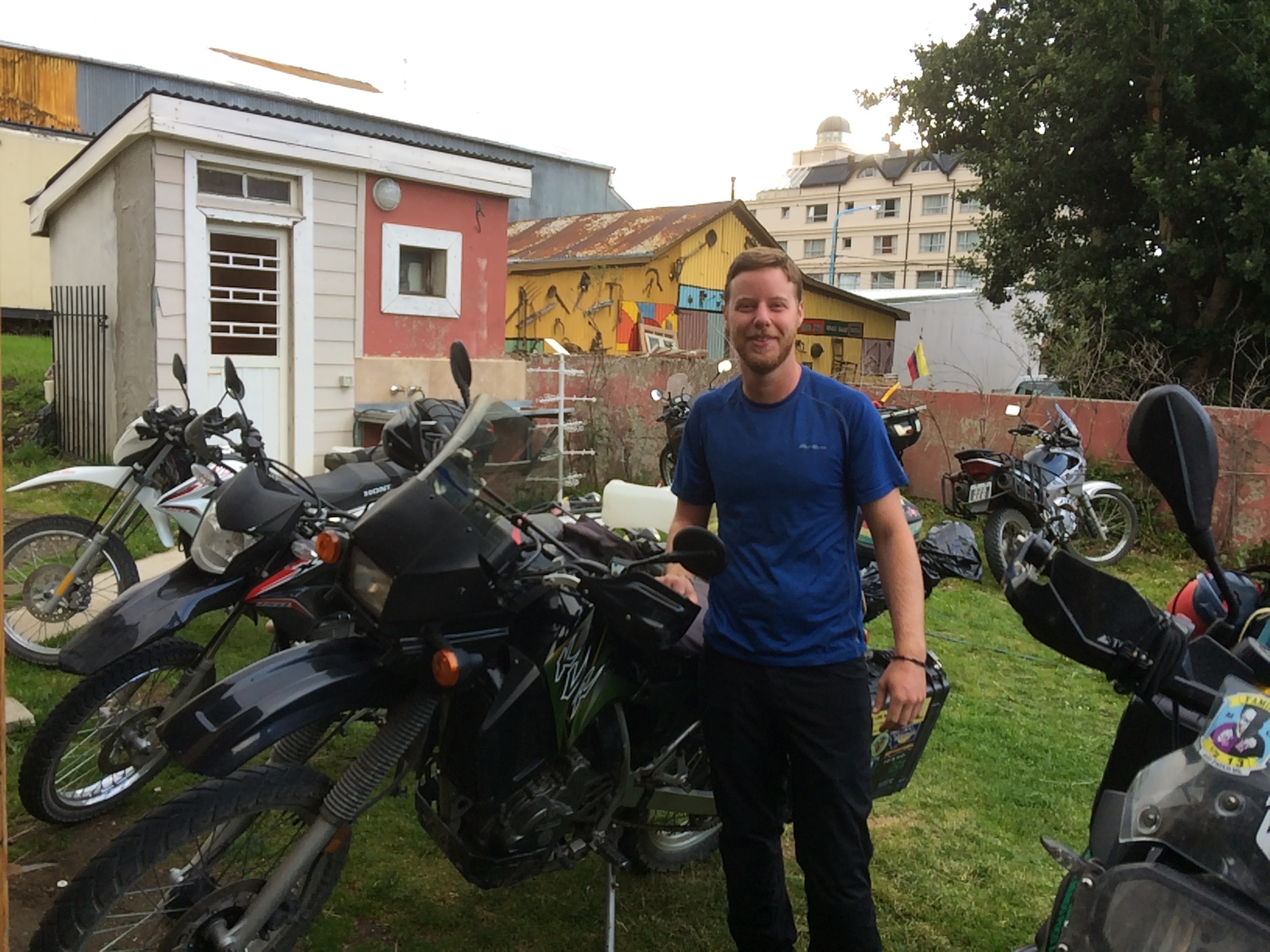Tim with his KLR650