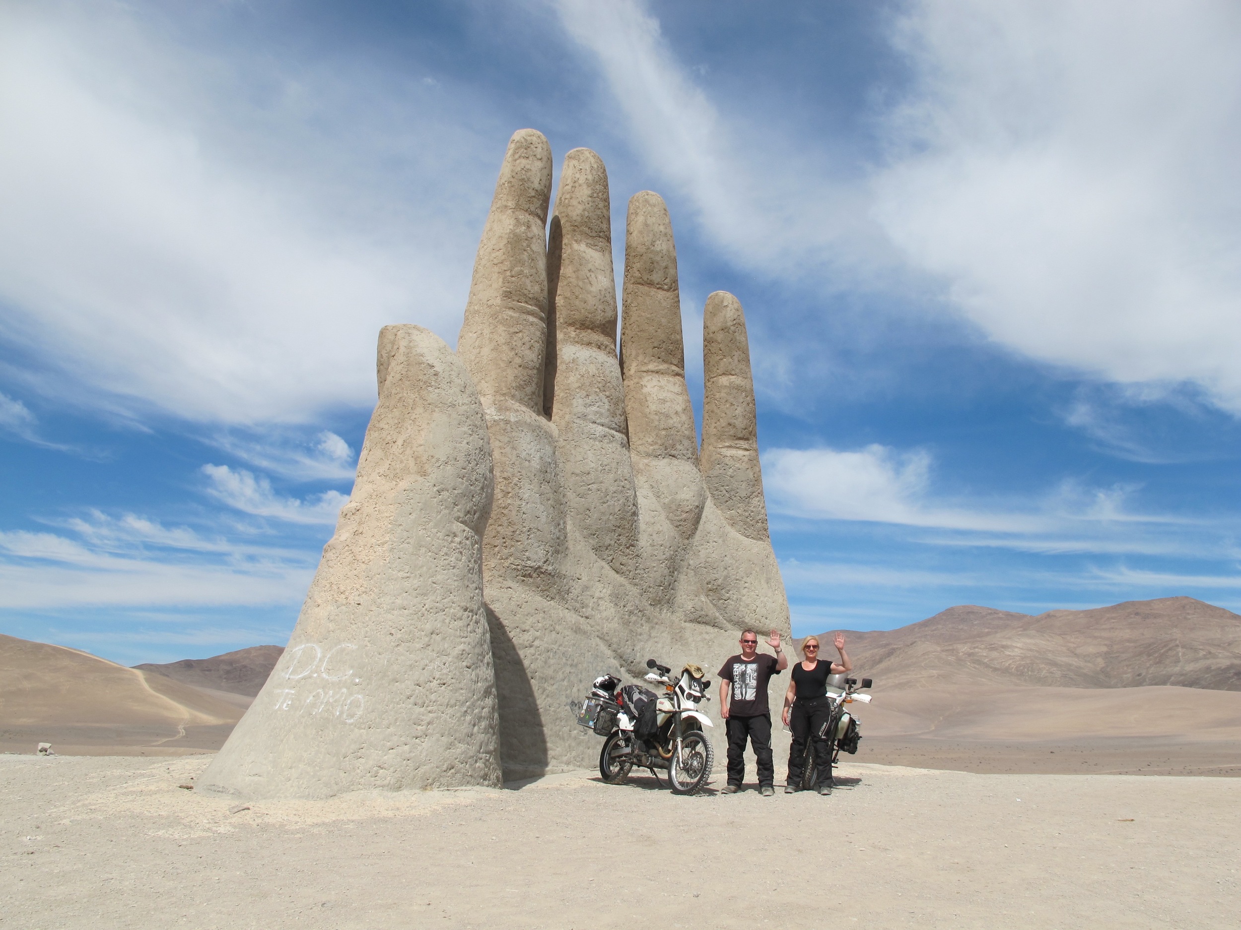 Hand in the desert, Antofagasta, Chile