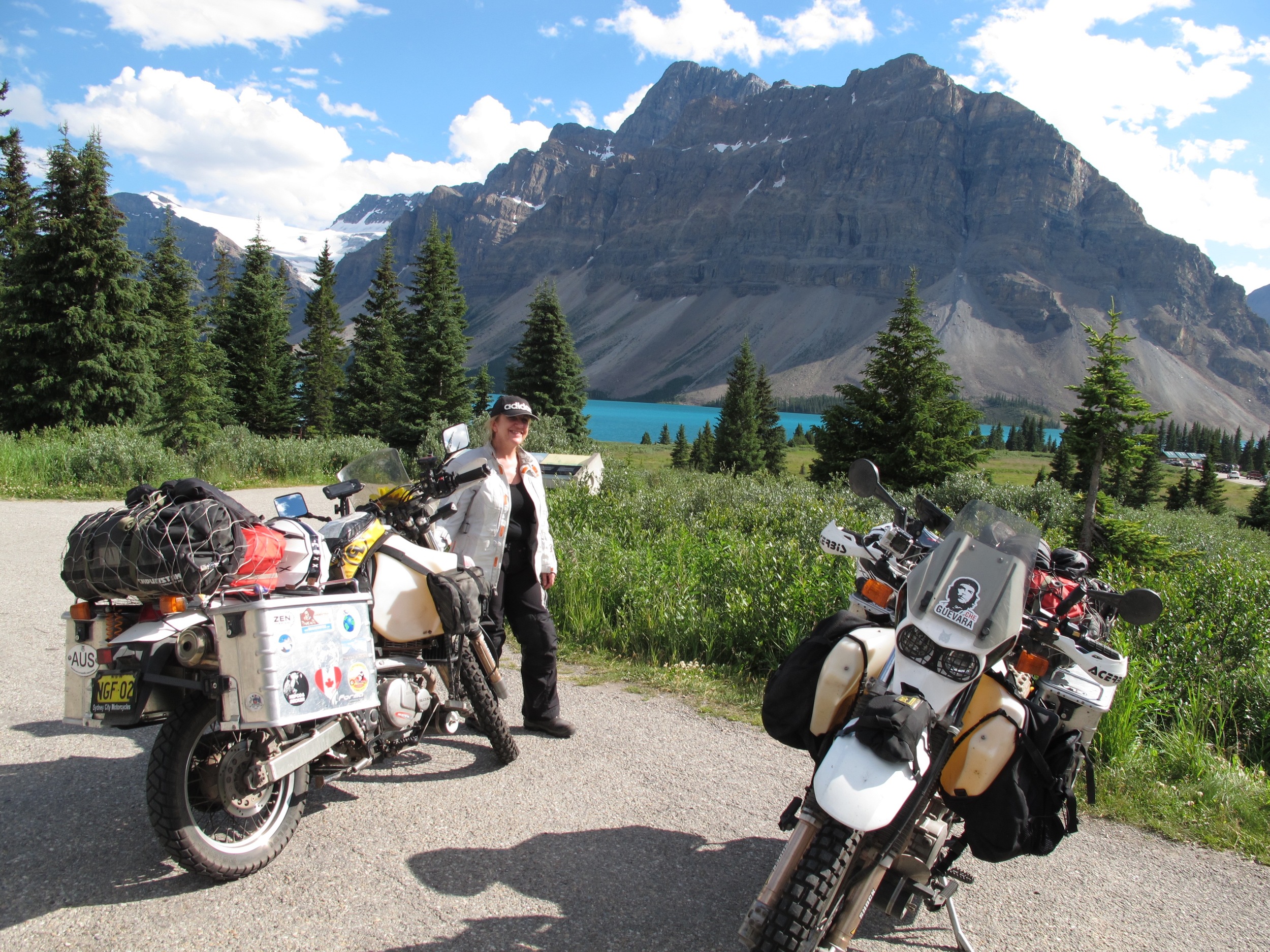 Having a rest at Bow Lake, Banff Nat Park