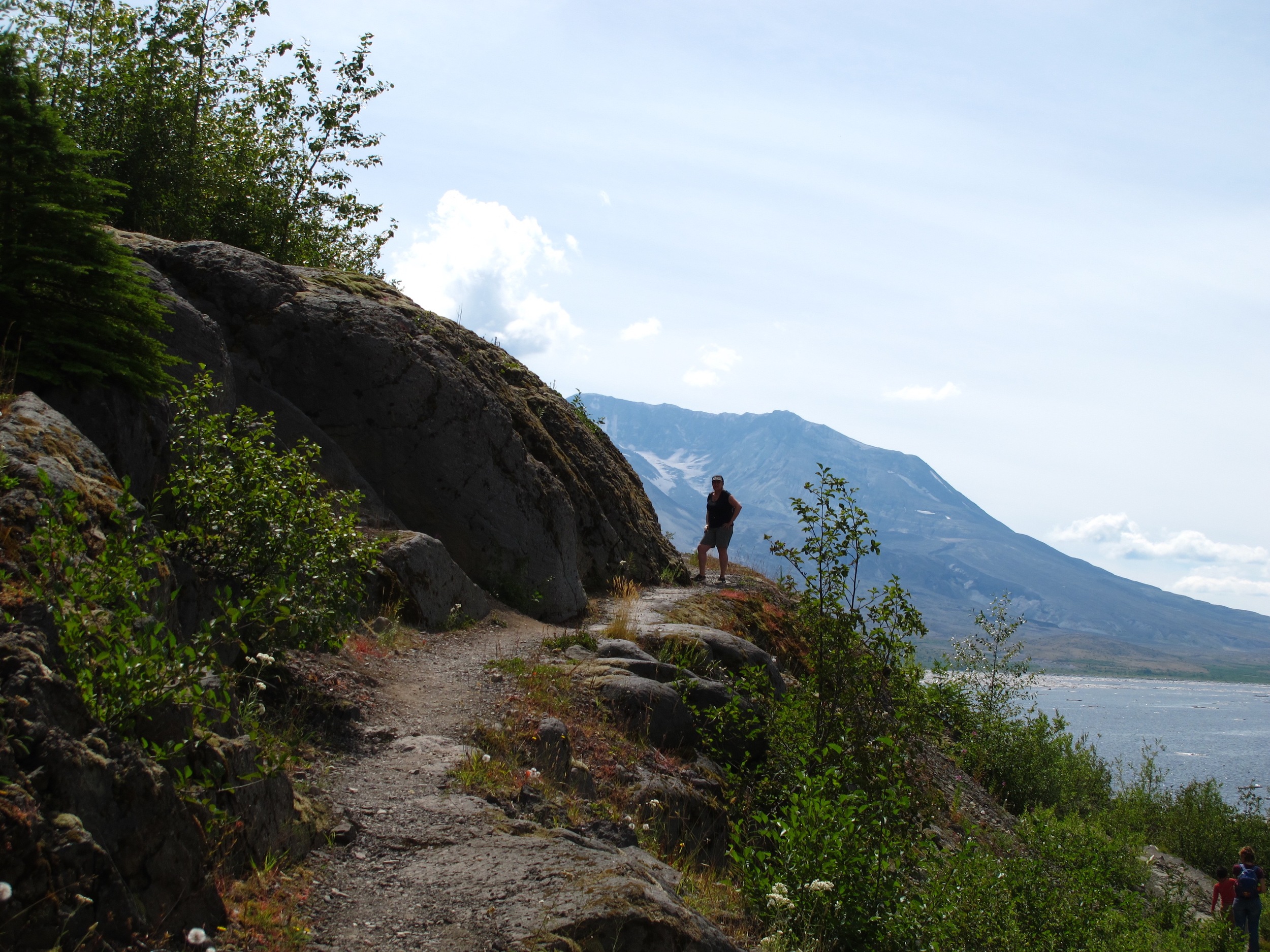 The track down to Spirit Lake