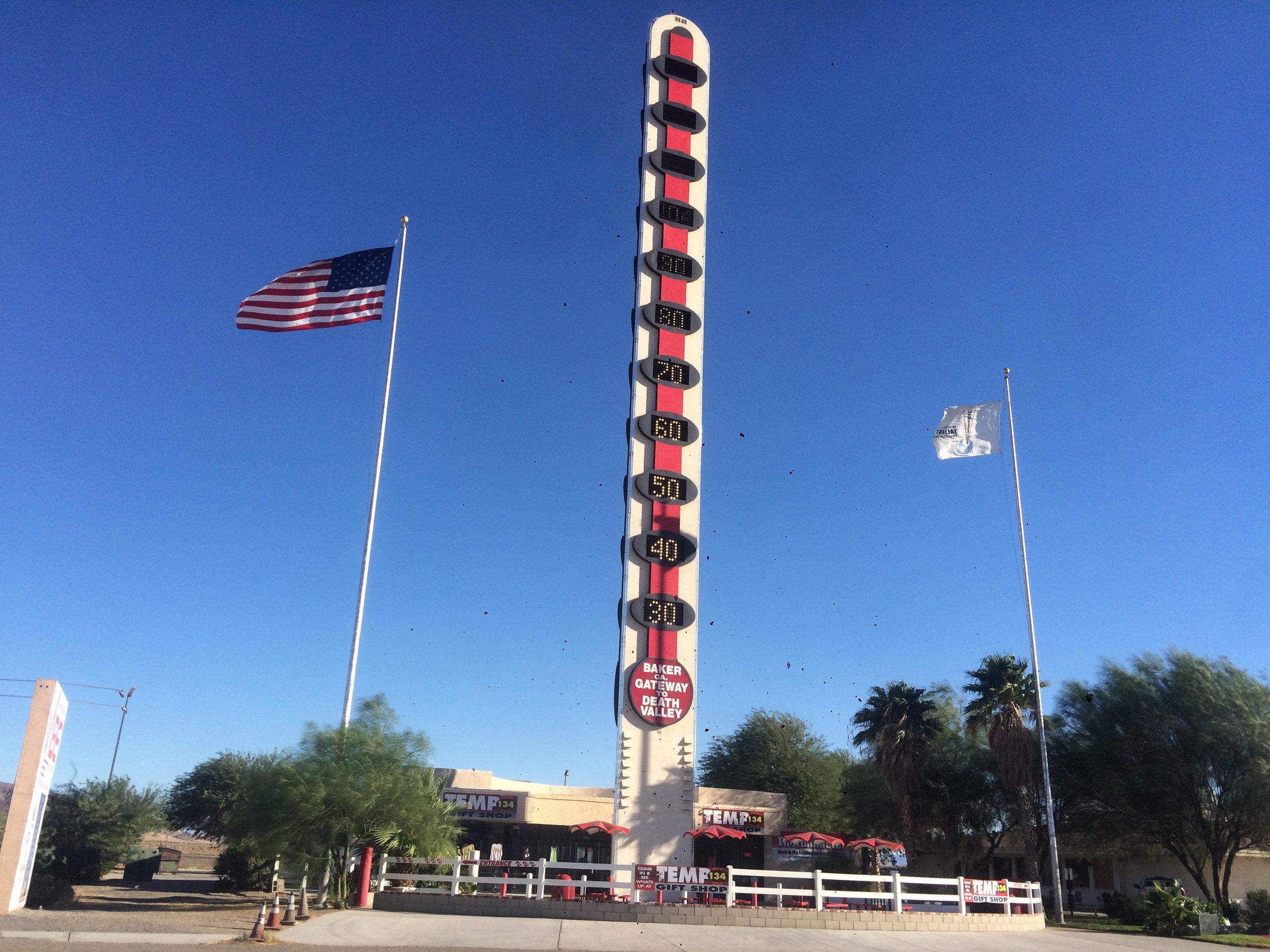 Baker - World's largest thermometer.