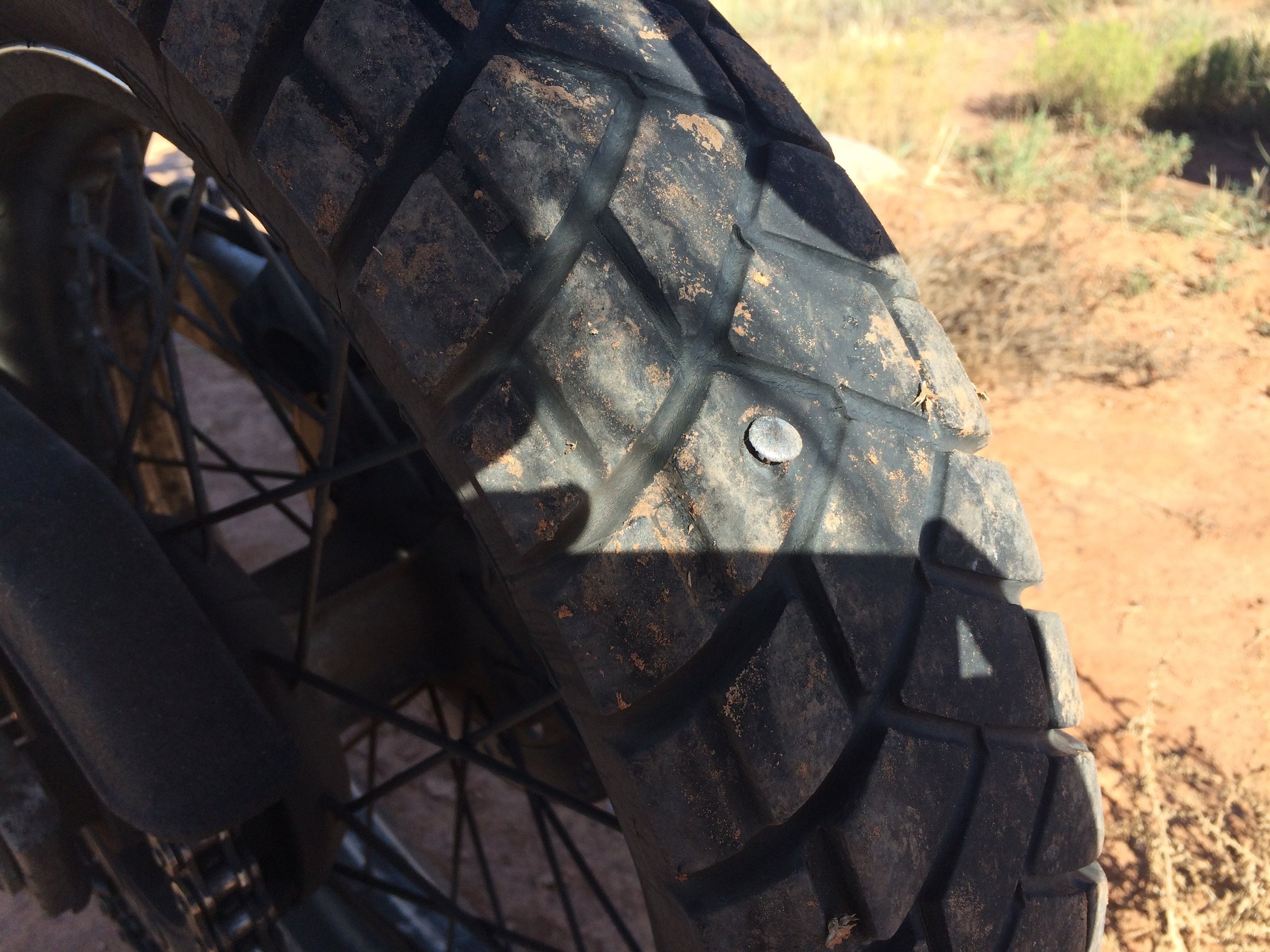 Big fat nail in my tyre
