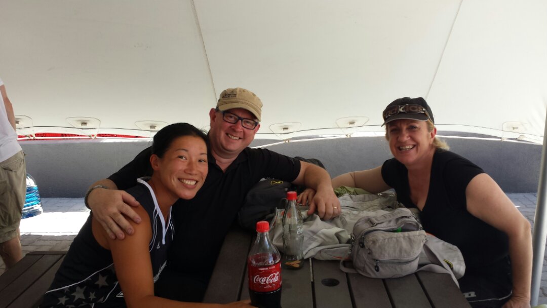 Bumping into Irene at Springbok