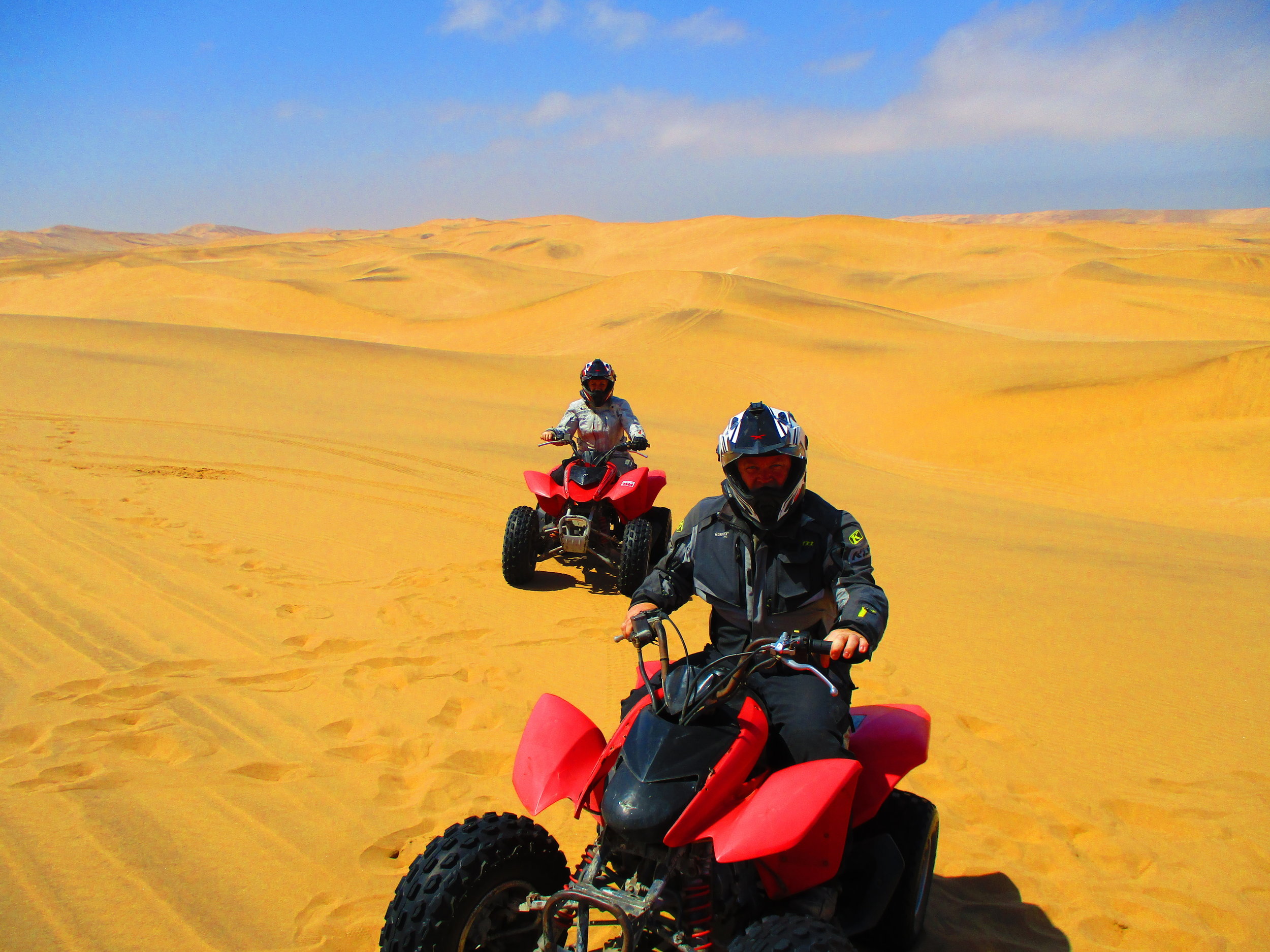 Sand is easy on 4 wheels
