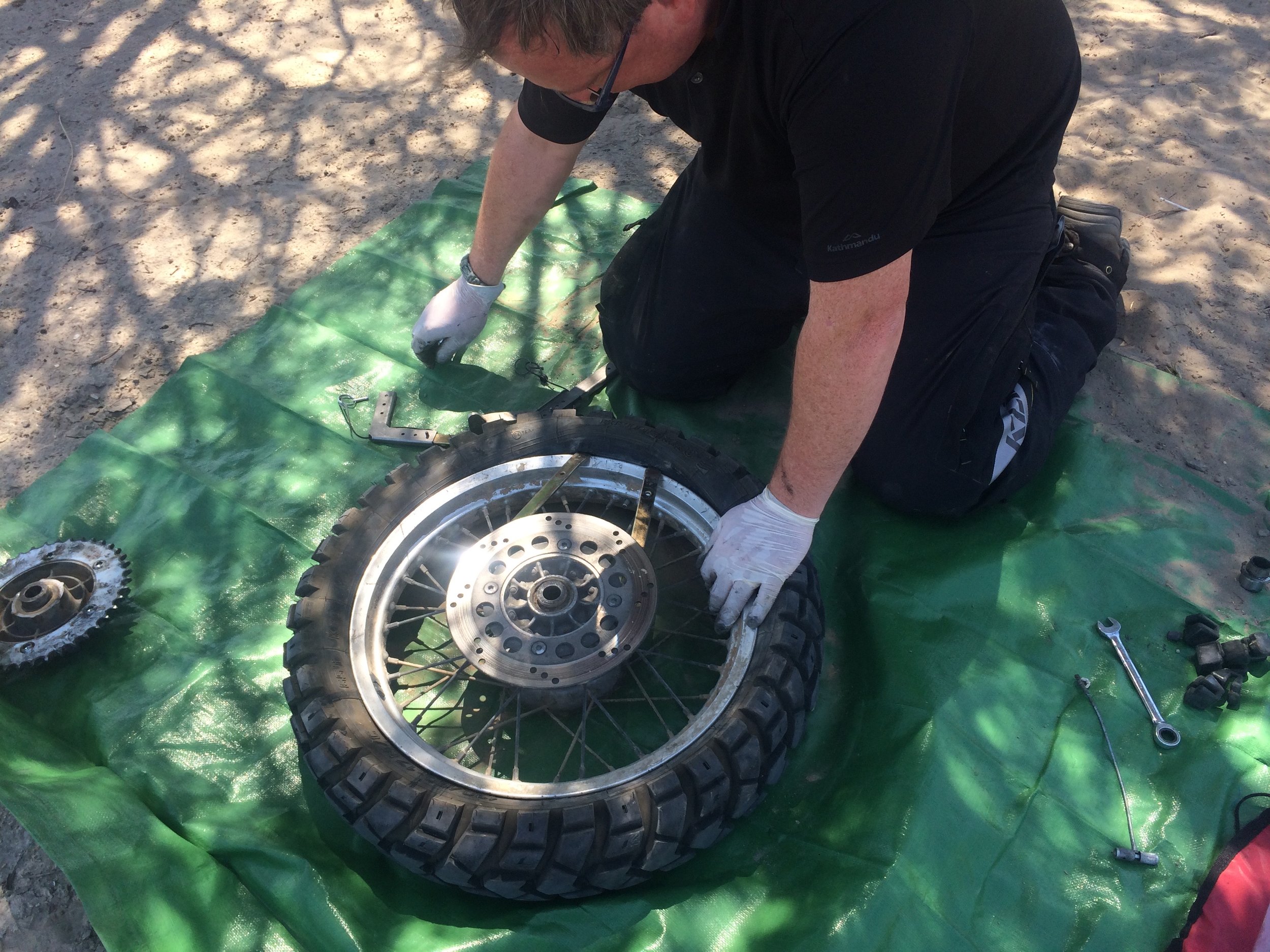 Those Heidenau tyres are tough