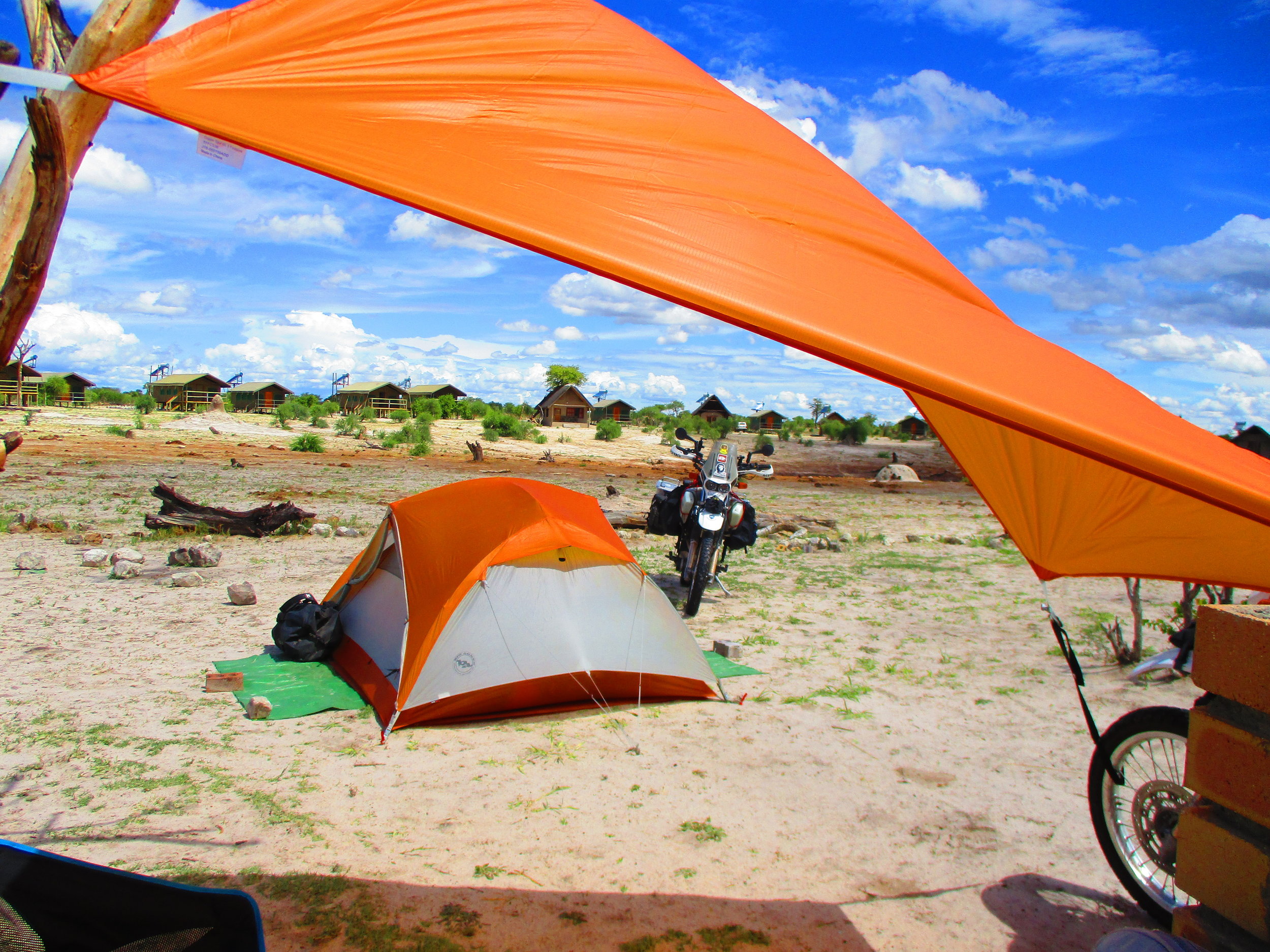 Camping at Elephant Sands