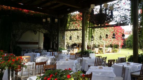 They have a really lovely restaurant in the grounds where we had a spot of lunch with a cheeky glass of wine.