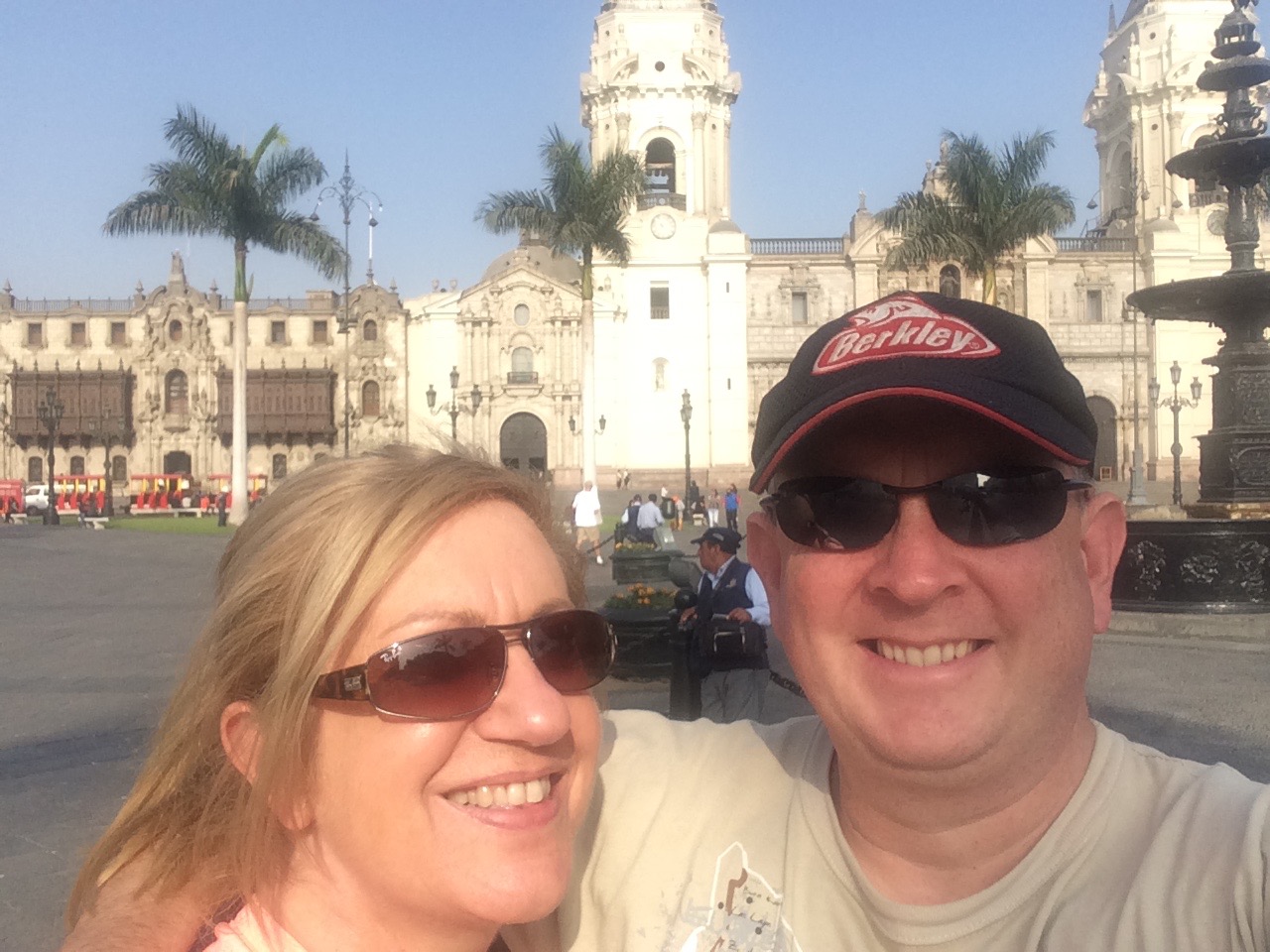 Cathedral of Lima in Plaza de Aramas.