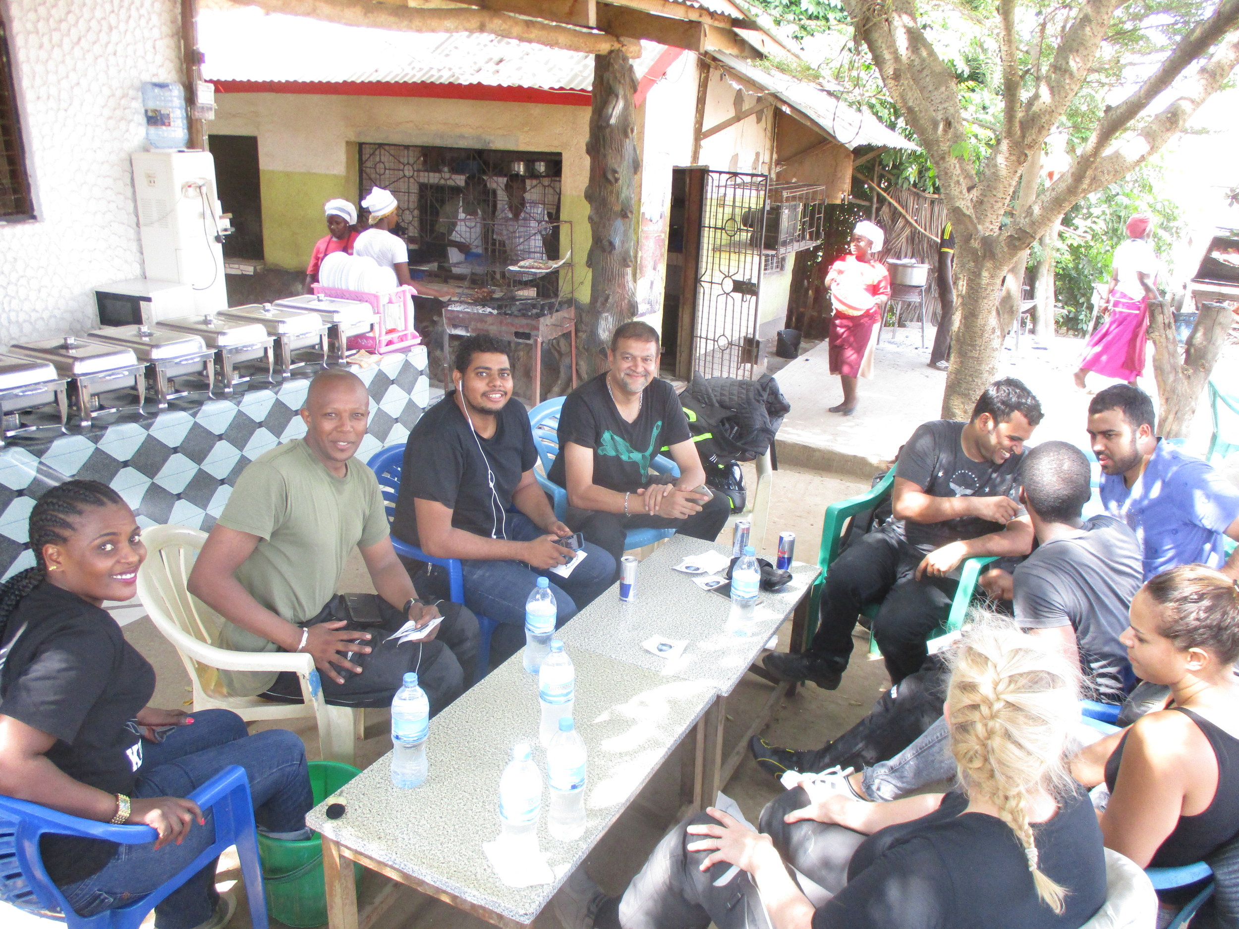 New friends, the Dar Es Salaam crew