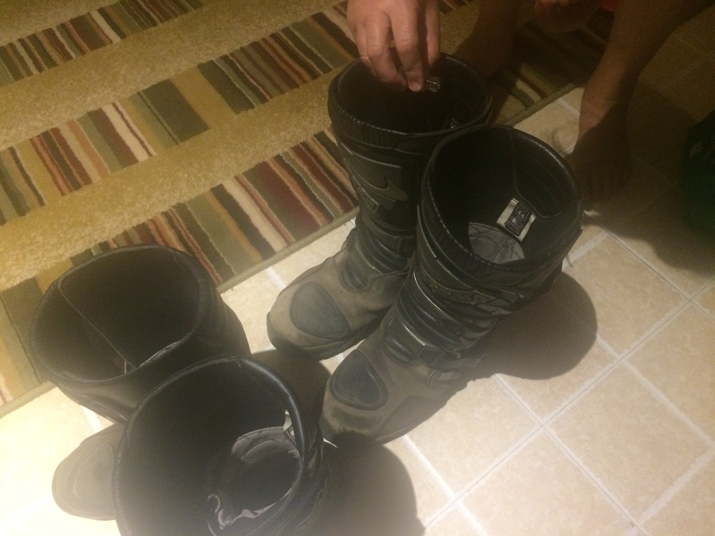 A temporary fix maybe, a dose of perfume in the boots.