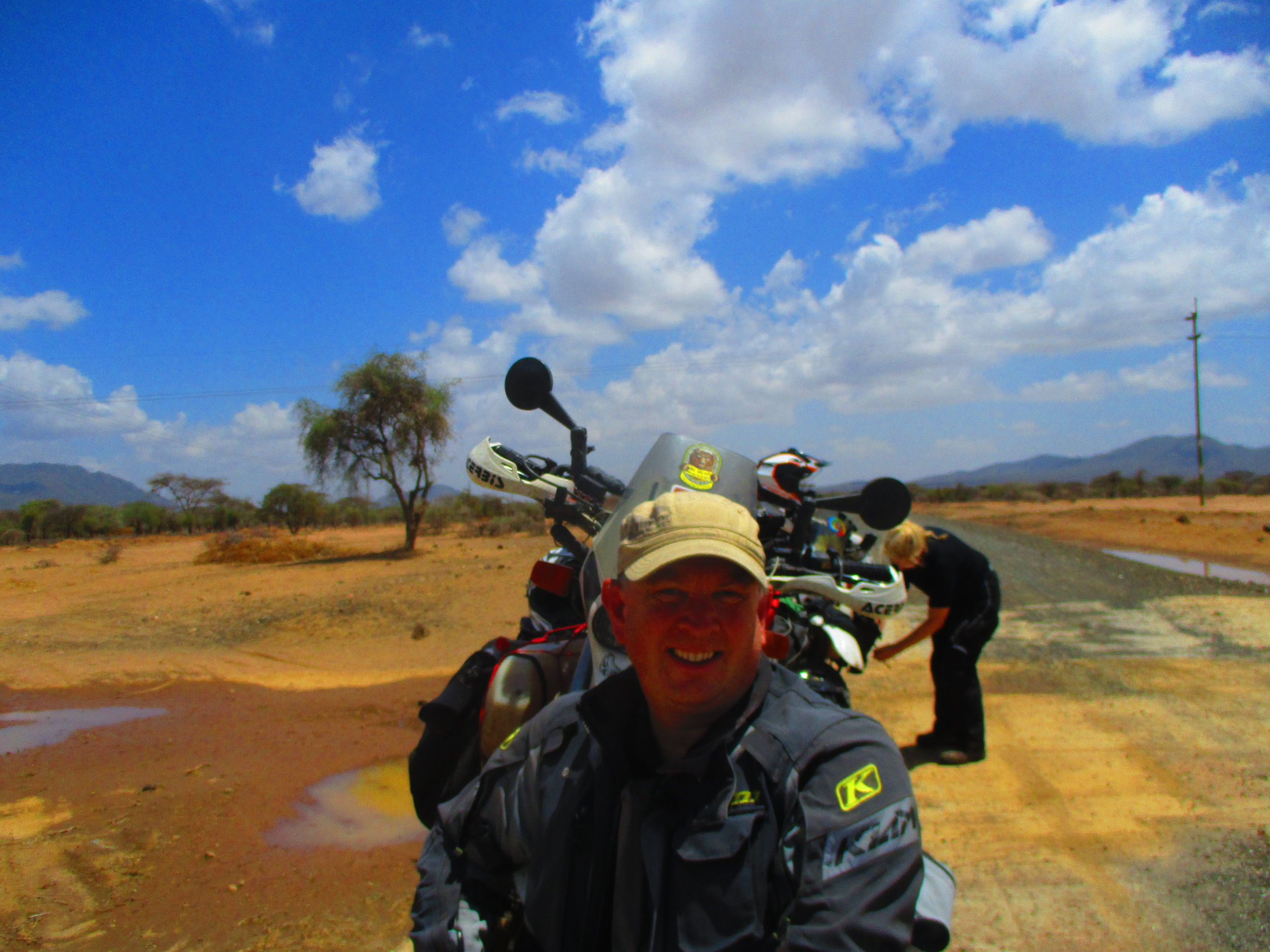 The landscape turned to striking desert on the run to the Kenyan border
