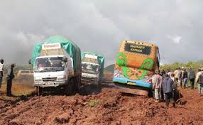 "Road to Hell". The Trans-African Highway in northern Kenya used to look like this in some parts.
