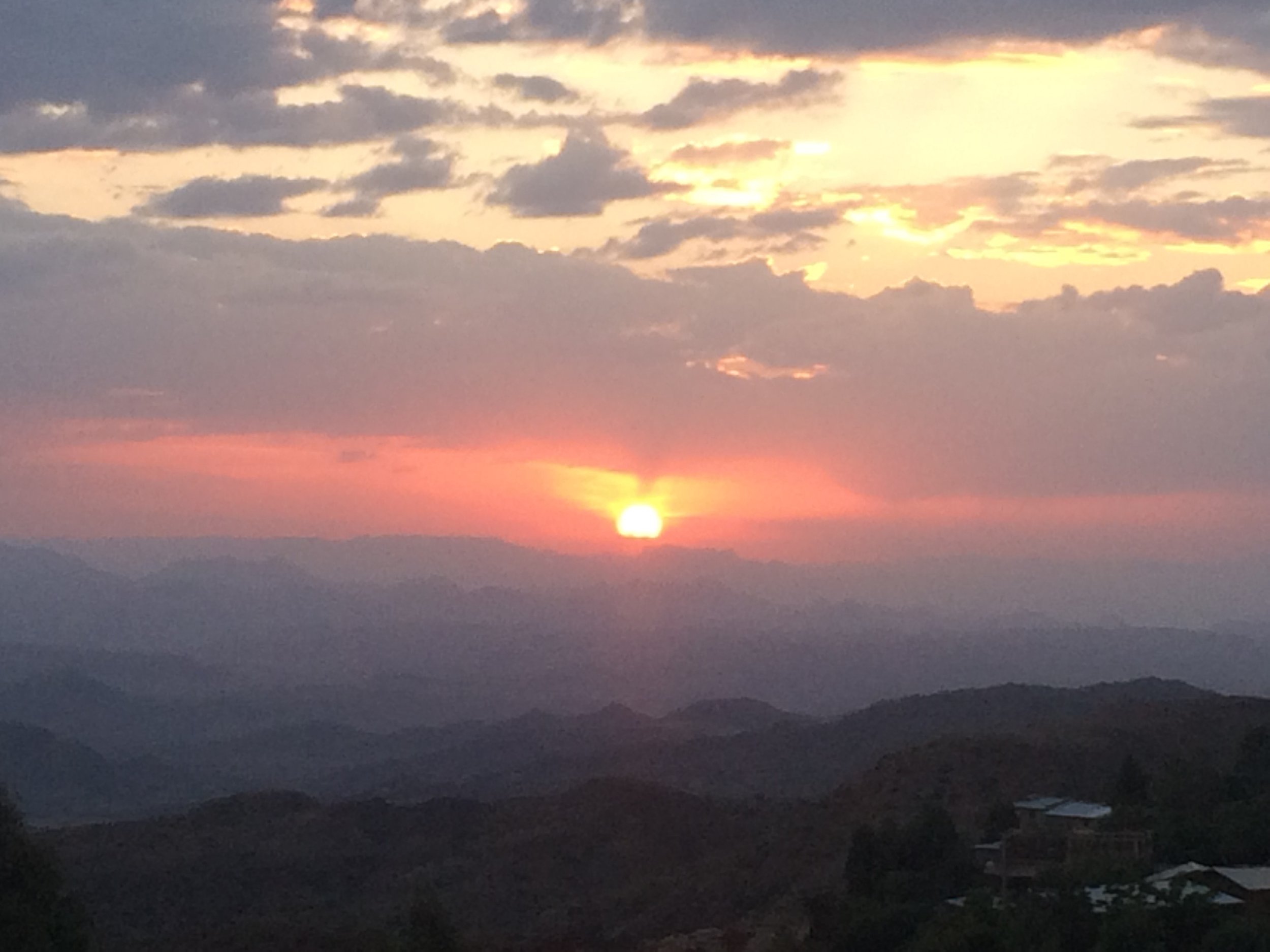 View from Kana Restaurant, Lalibela