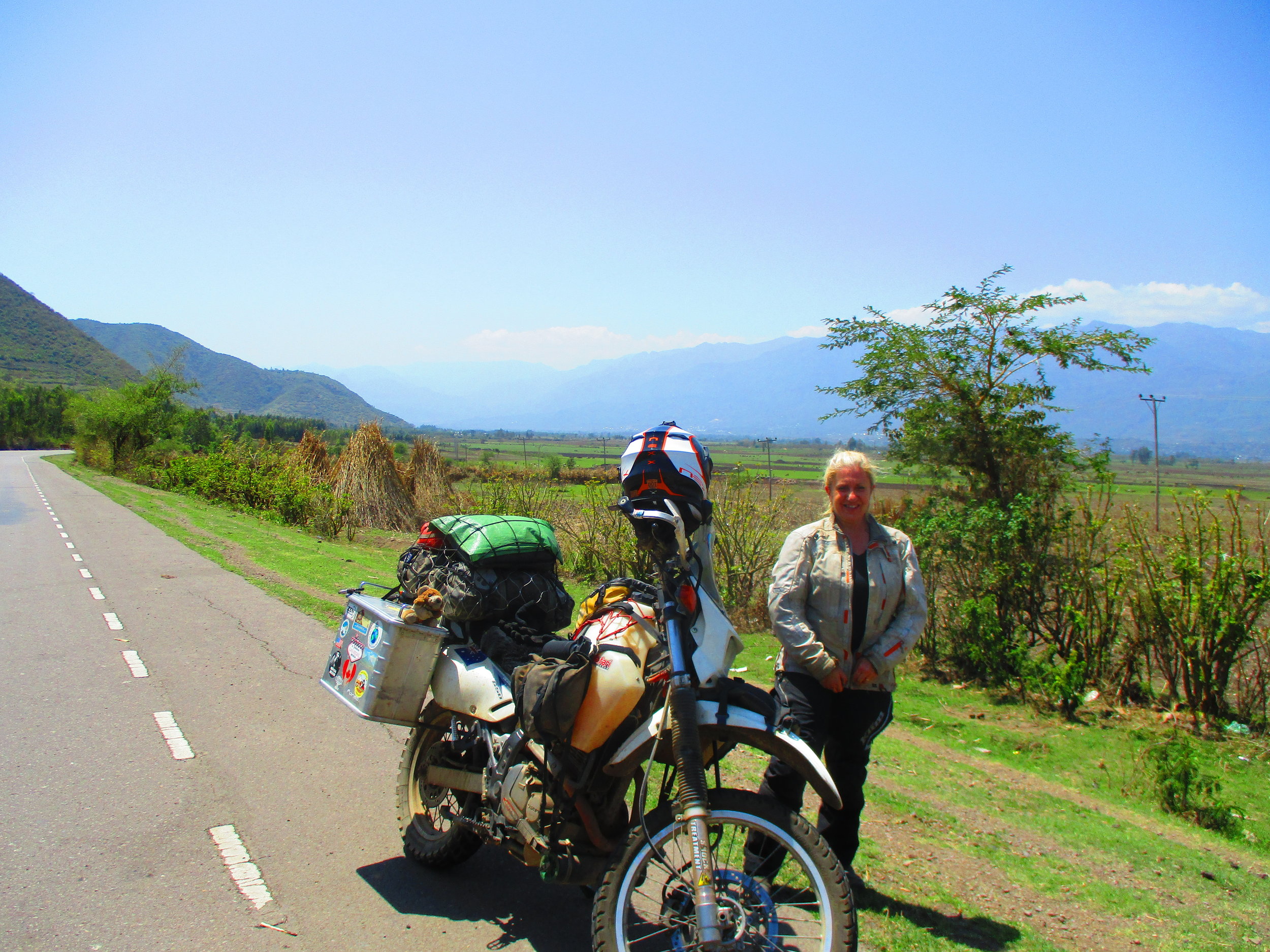 The road north of Addis