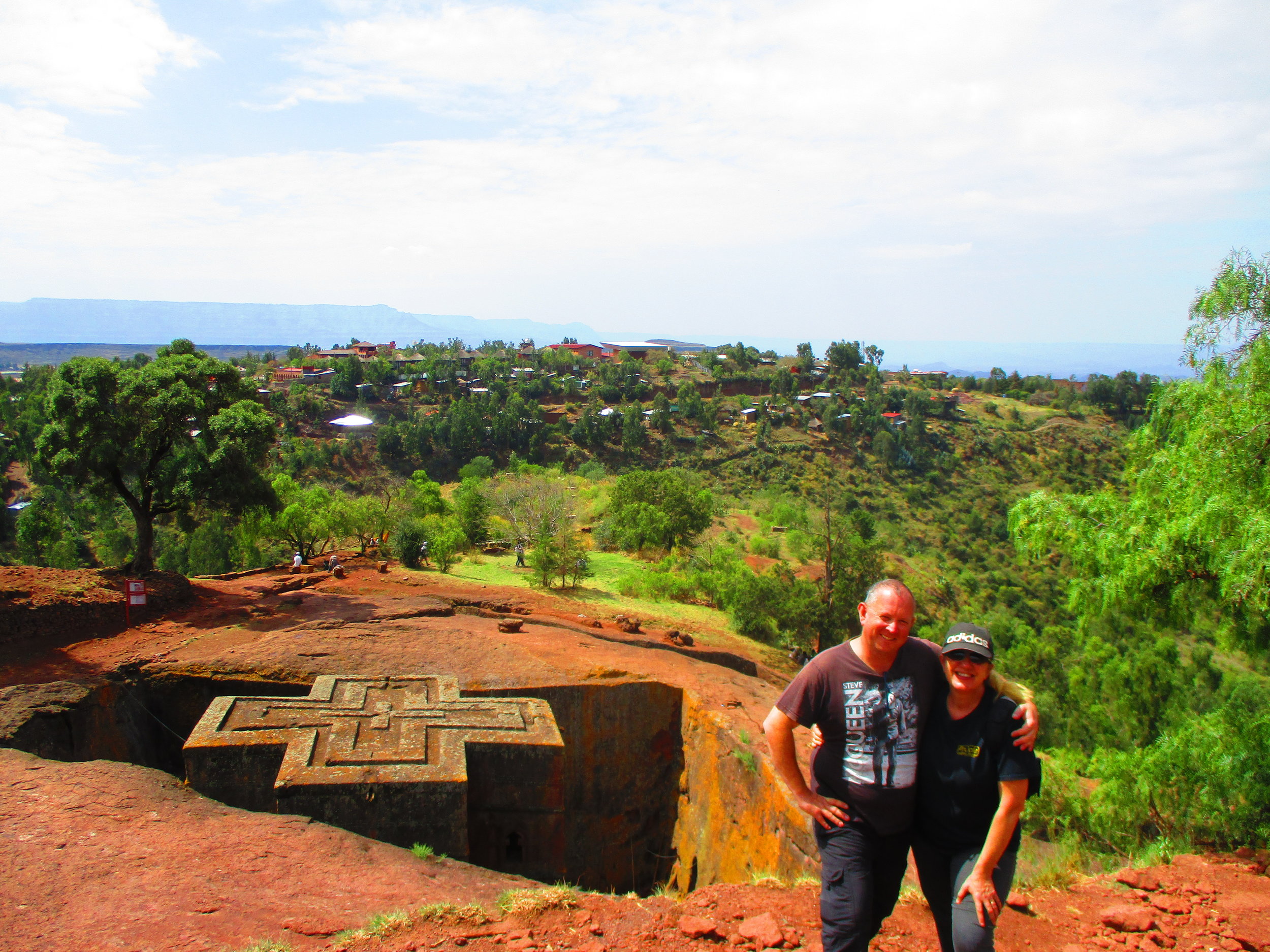 The top of the Church of St George.