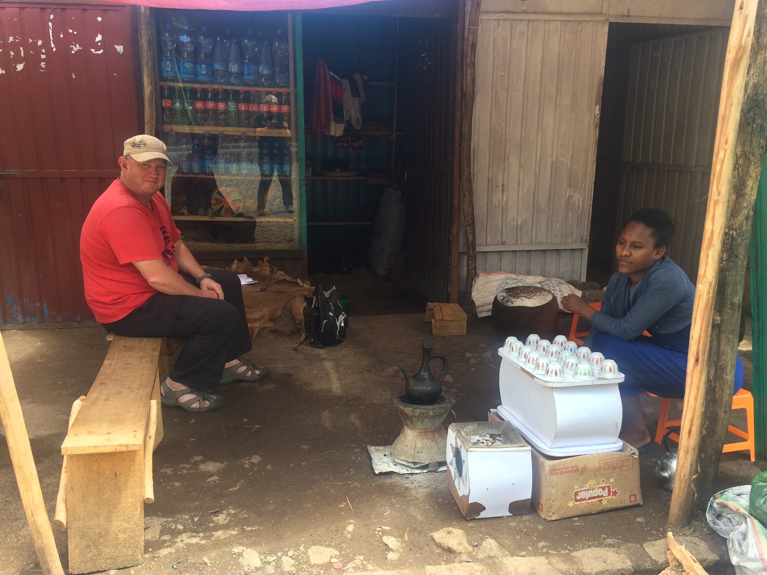 A coffee shop in Lalibela.