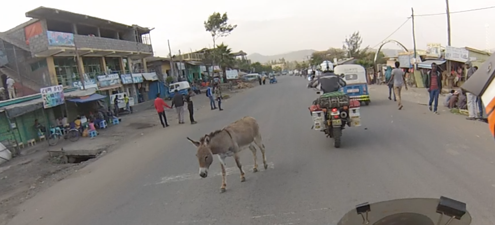 A typical small town we pass through