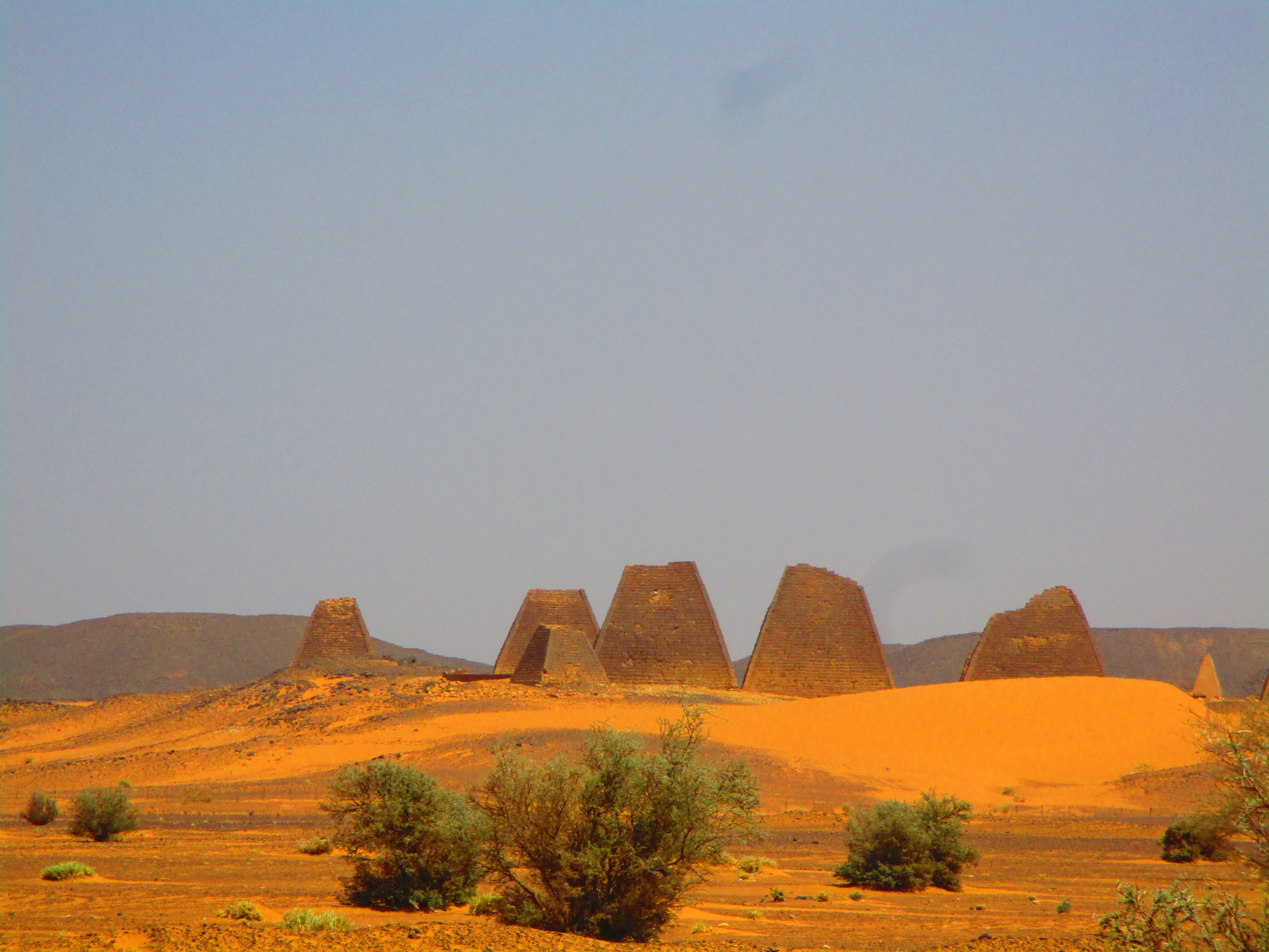 Pyramids of Meroe - en-route from Khartoum to Atbara
