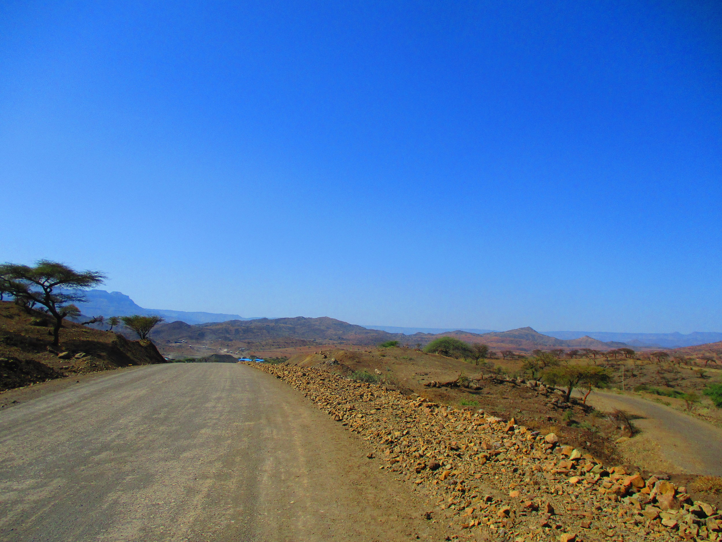 Lalibela to Gashena road.
