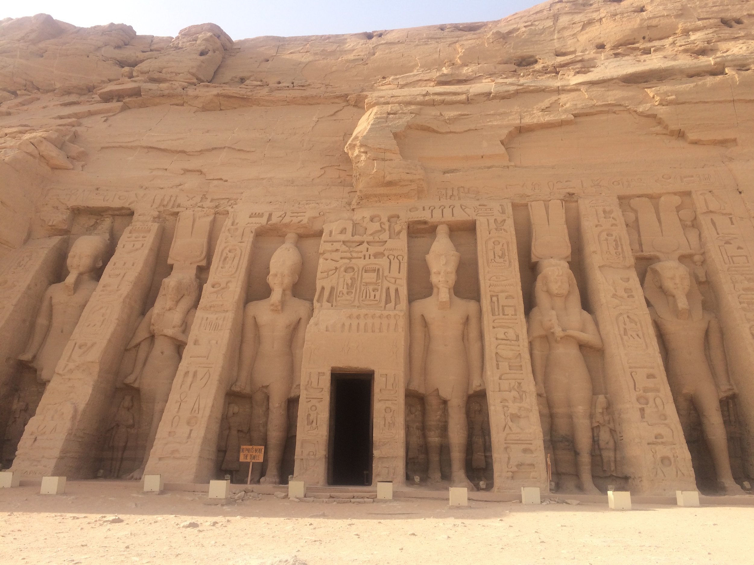 The temple at Abu Simbel