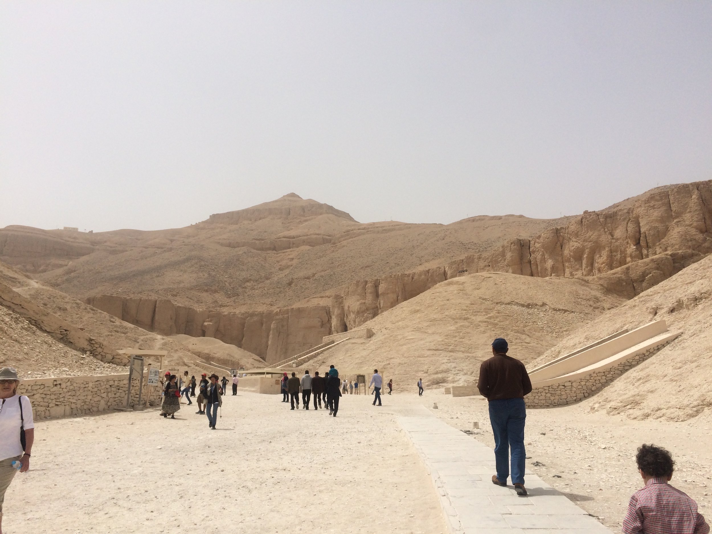 View up the Valley of the Kings