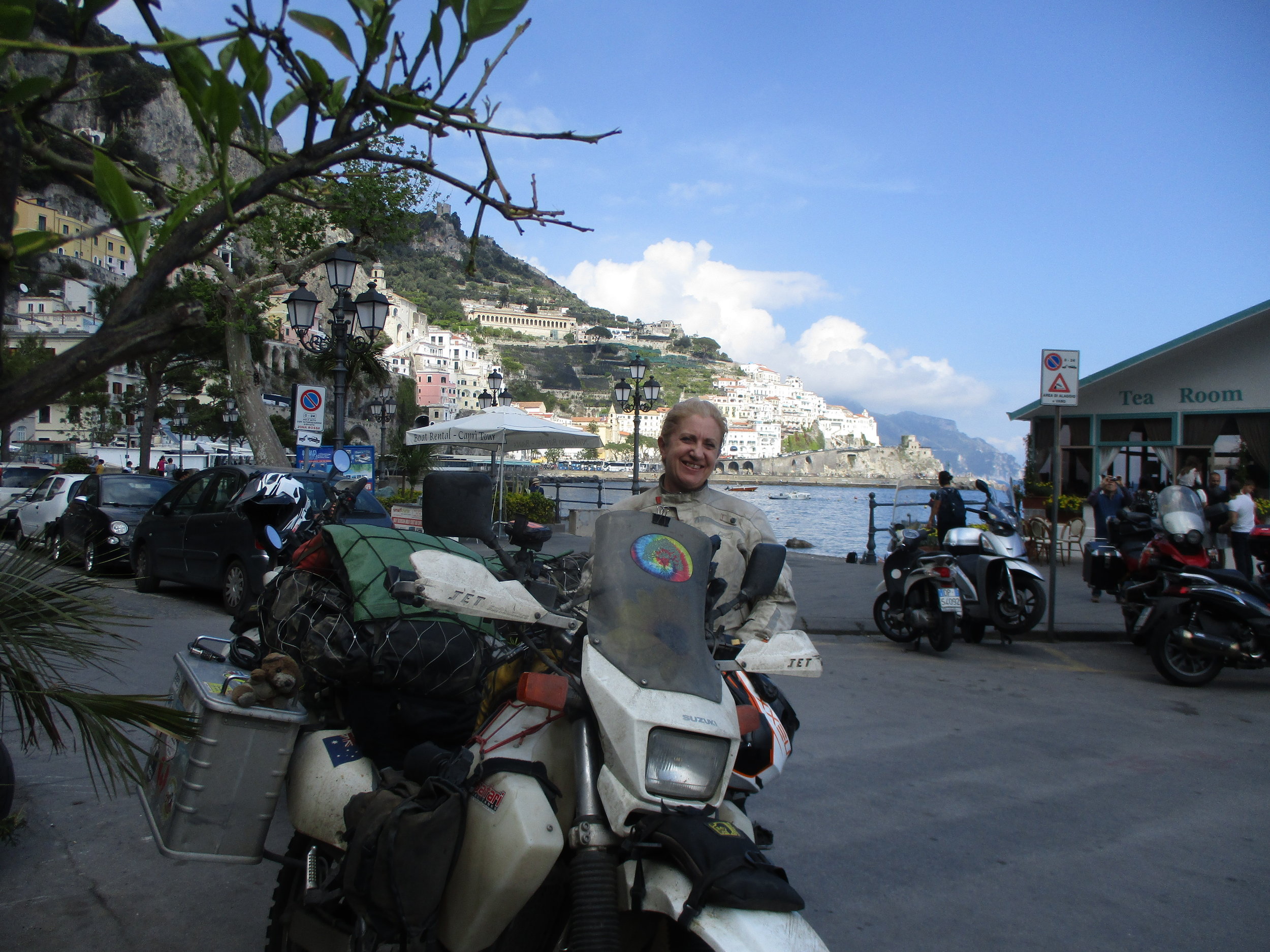 The stunning Amalfi coast