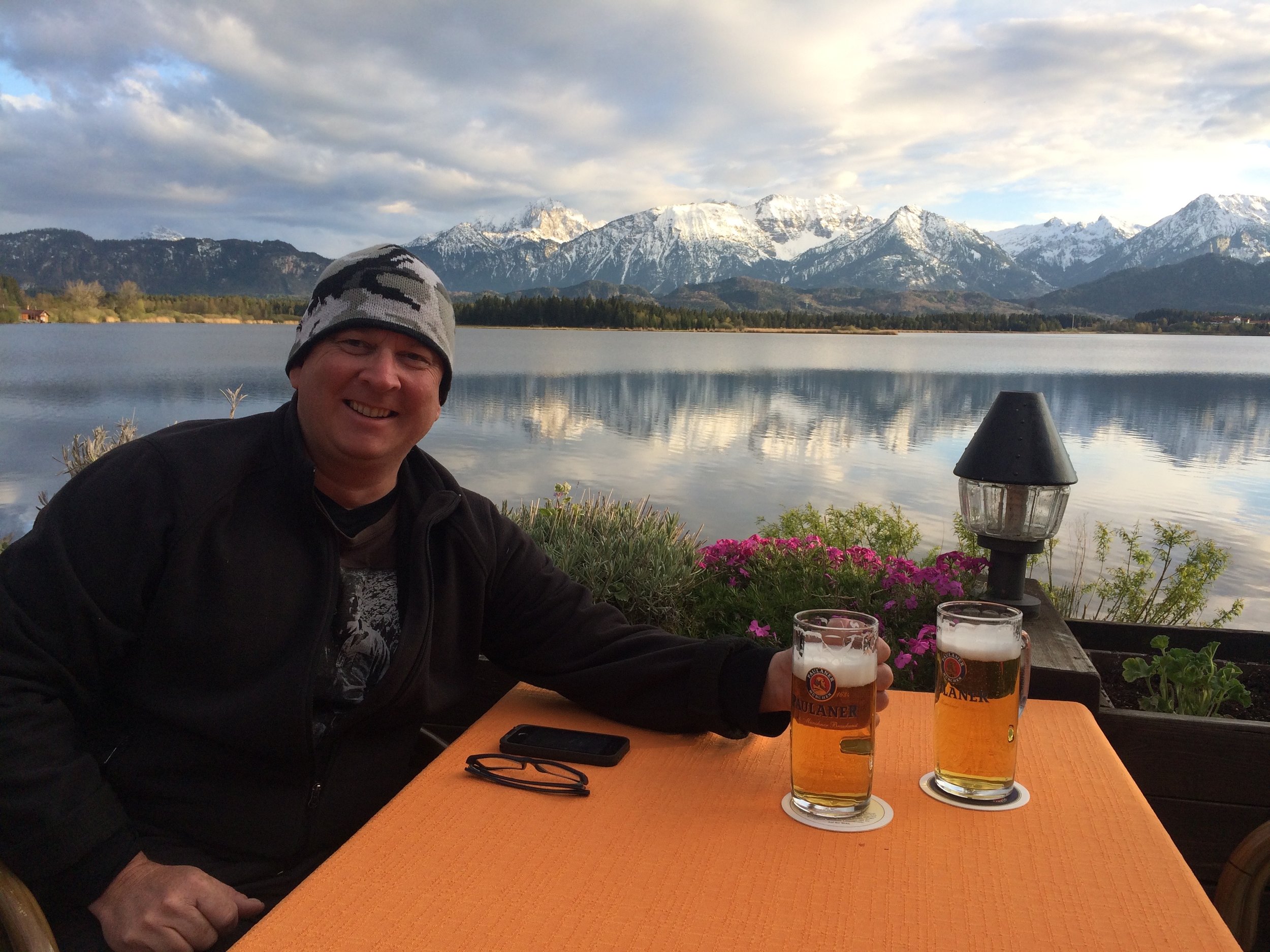 A Biergarten in Schwangau, near Neuschwanstein
