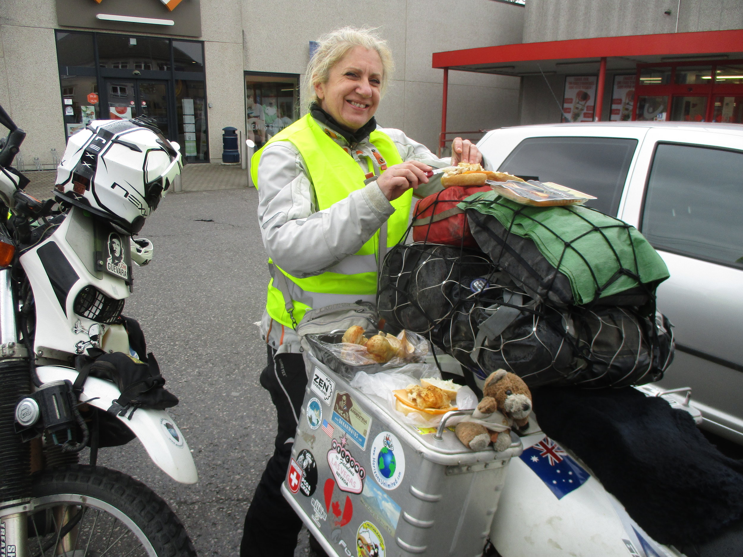 Chicken sandwiches a la pannier....we've had worse....much...worse.