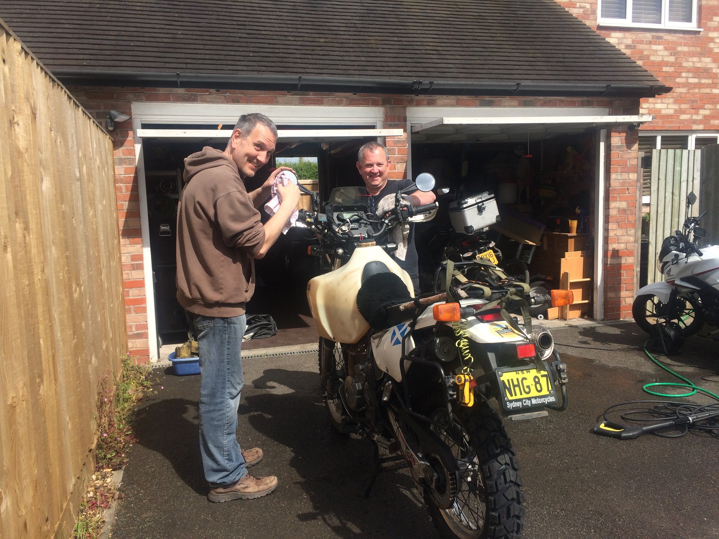 Jeff and Rich working on Wallace.