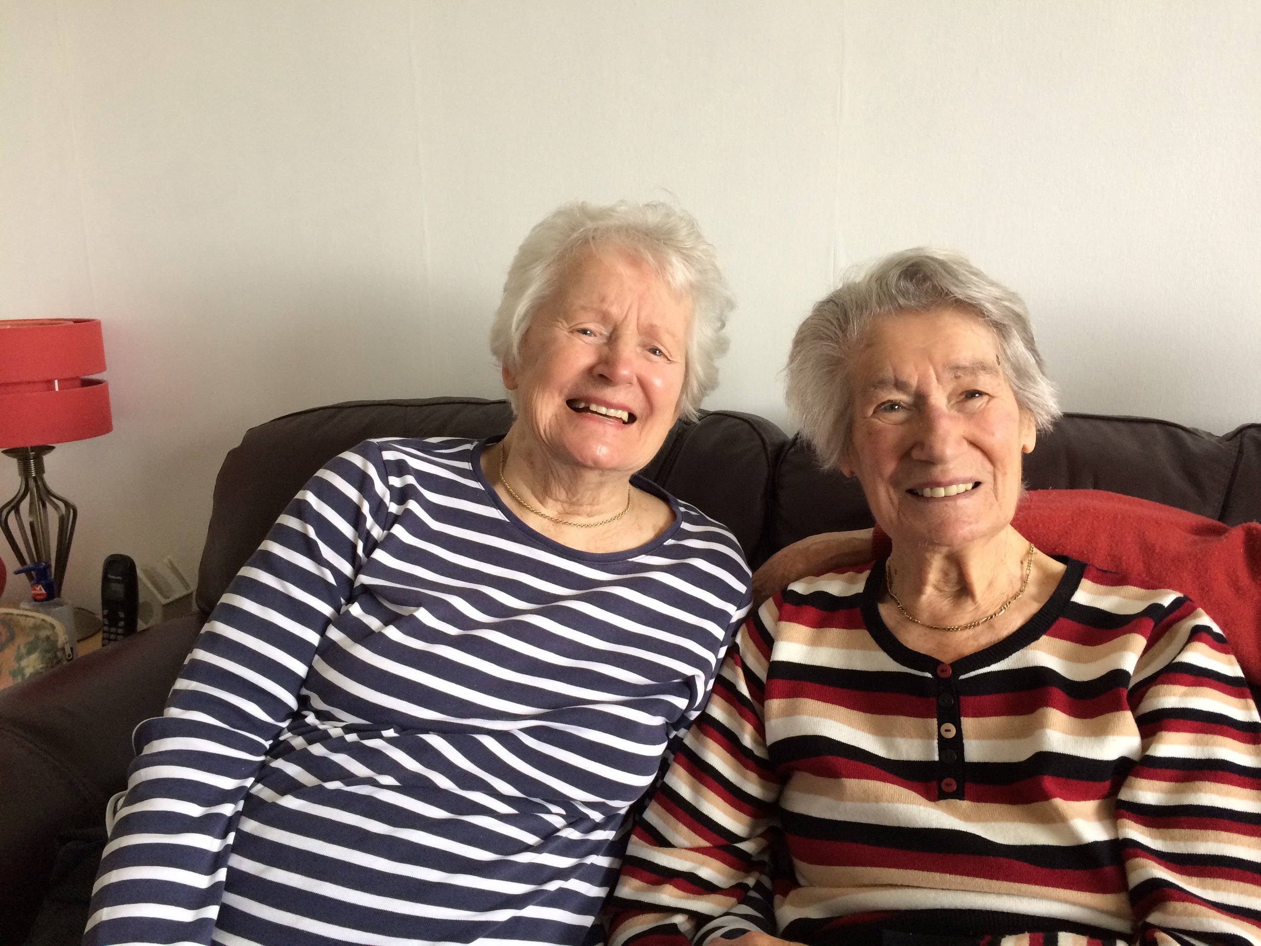 My fabulous aunties, Aunty Margaret and Aunty Gwyn