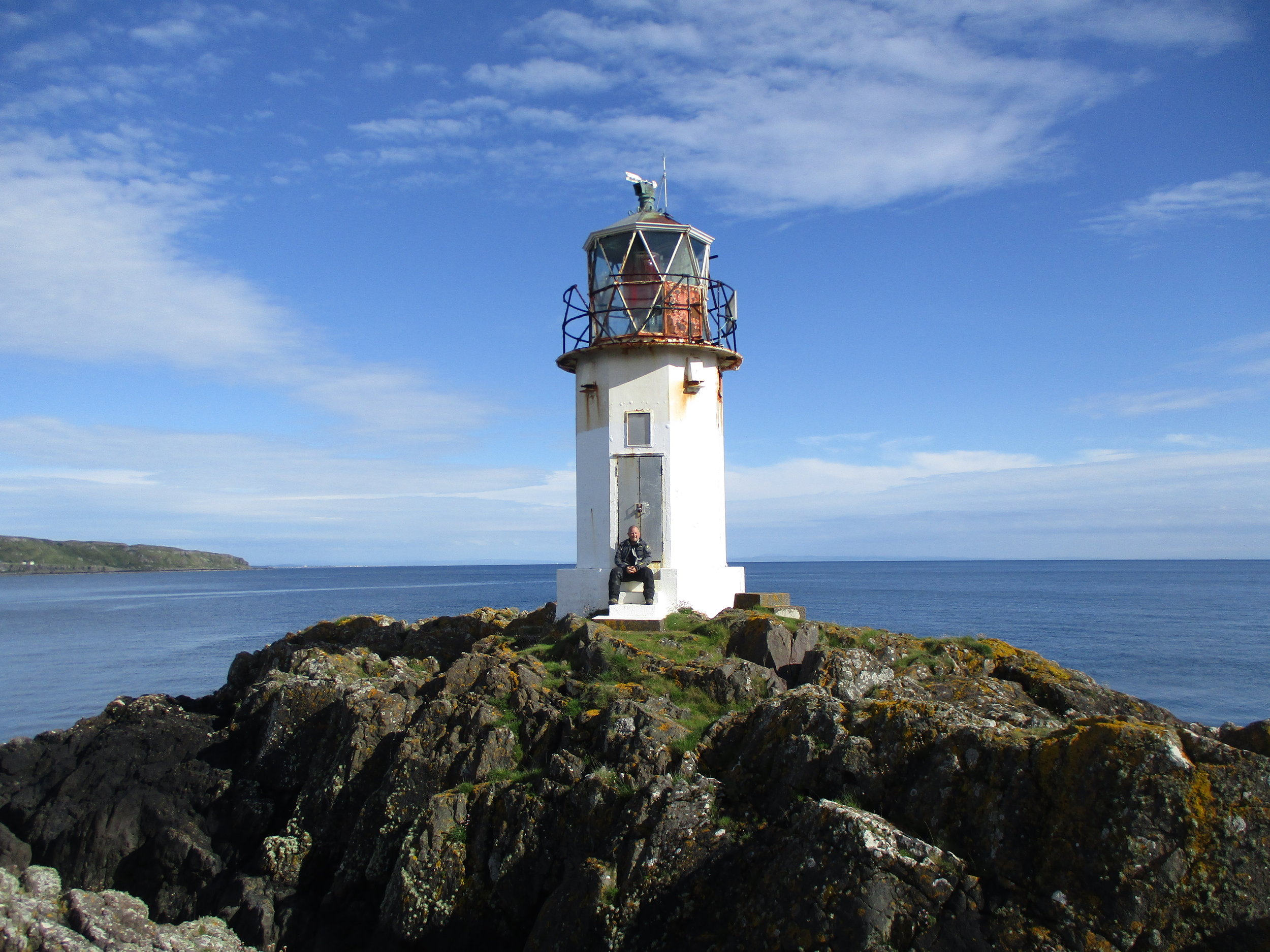 Lighthouse at Kilchattan - a Renwick holiday tradition.