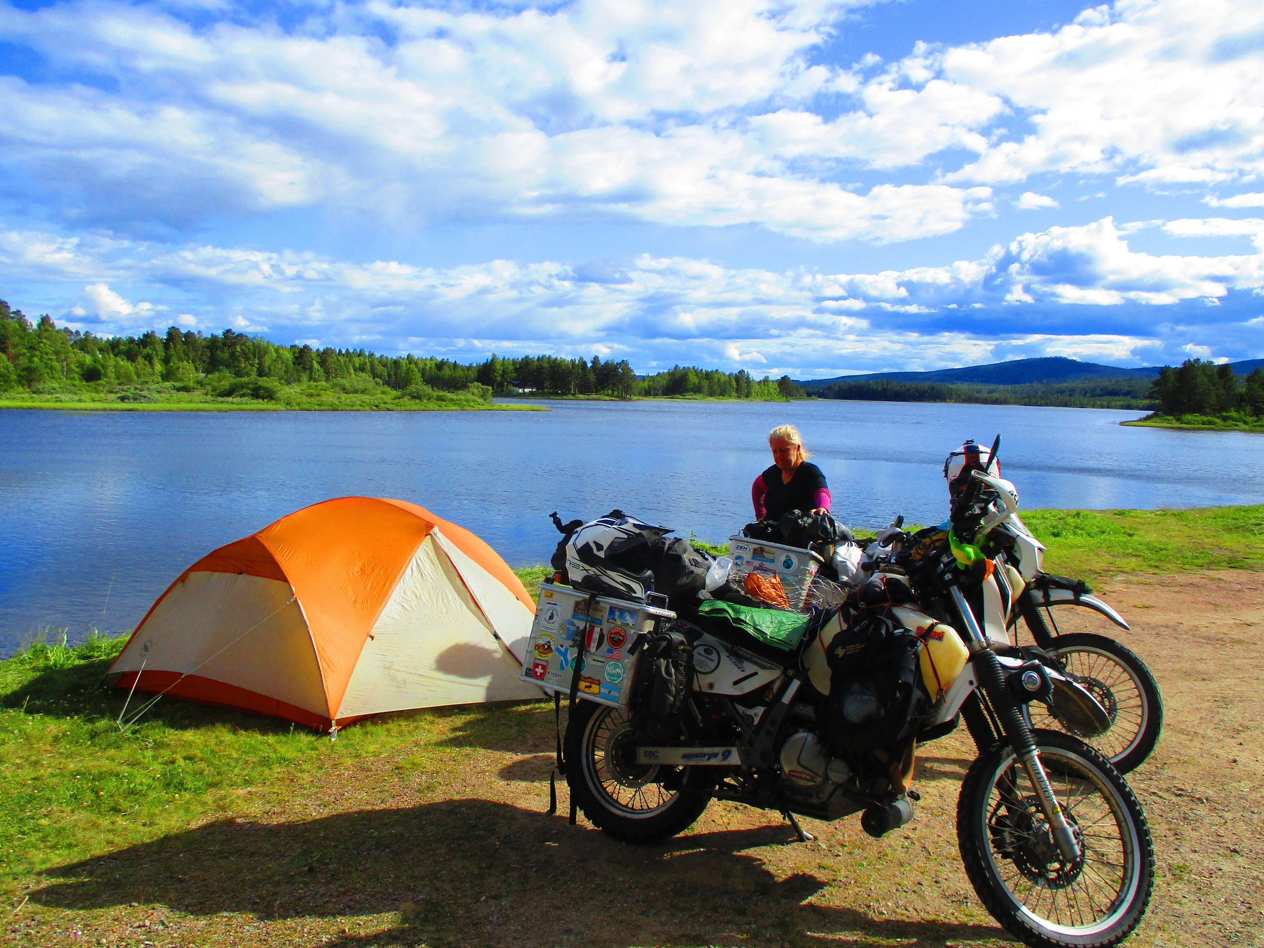 Free camping in Ytterhogdal, Sweden
