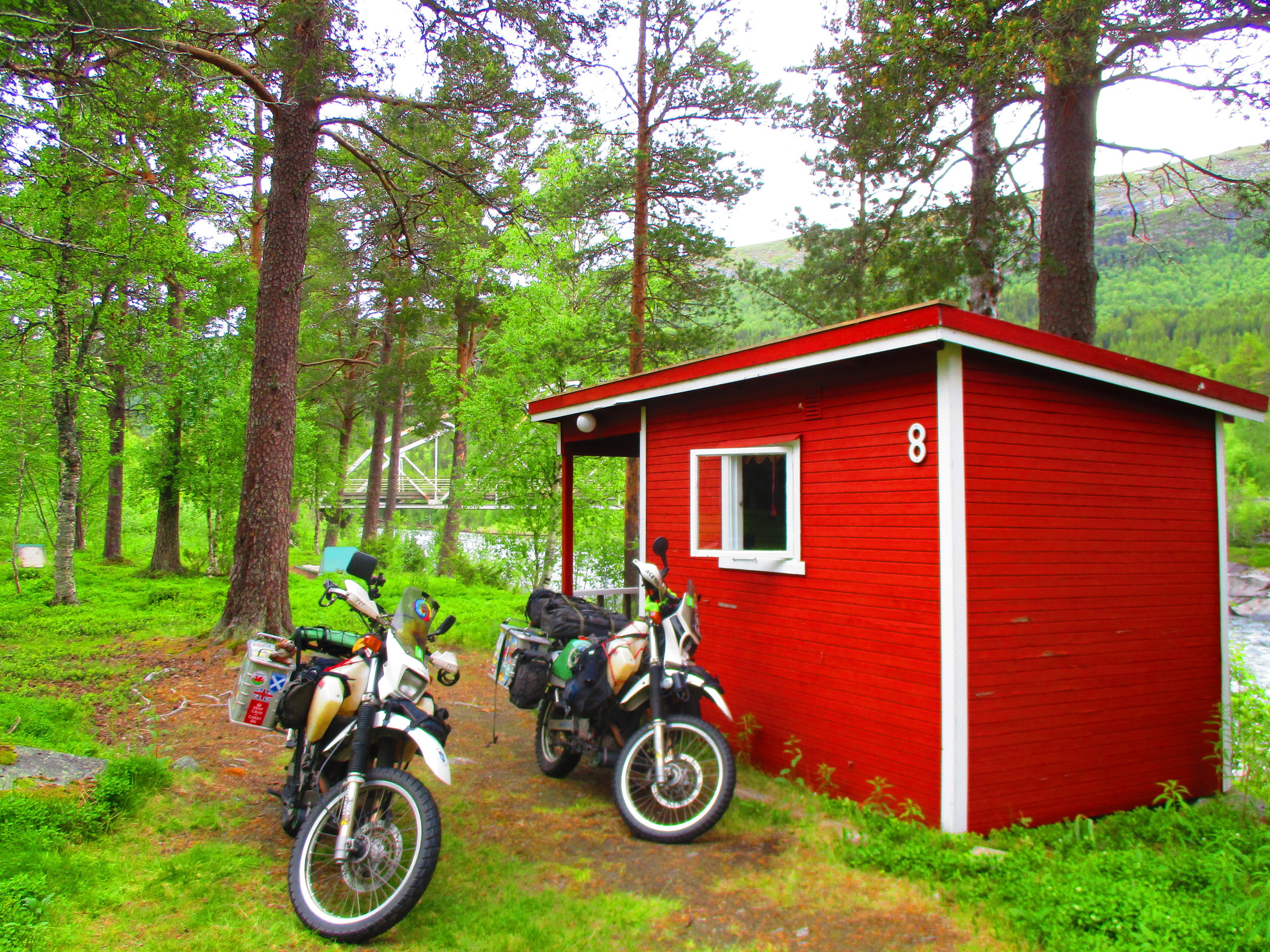 Krokstrand camp site cabin