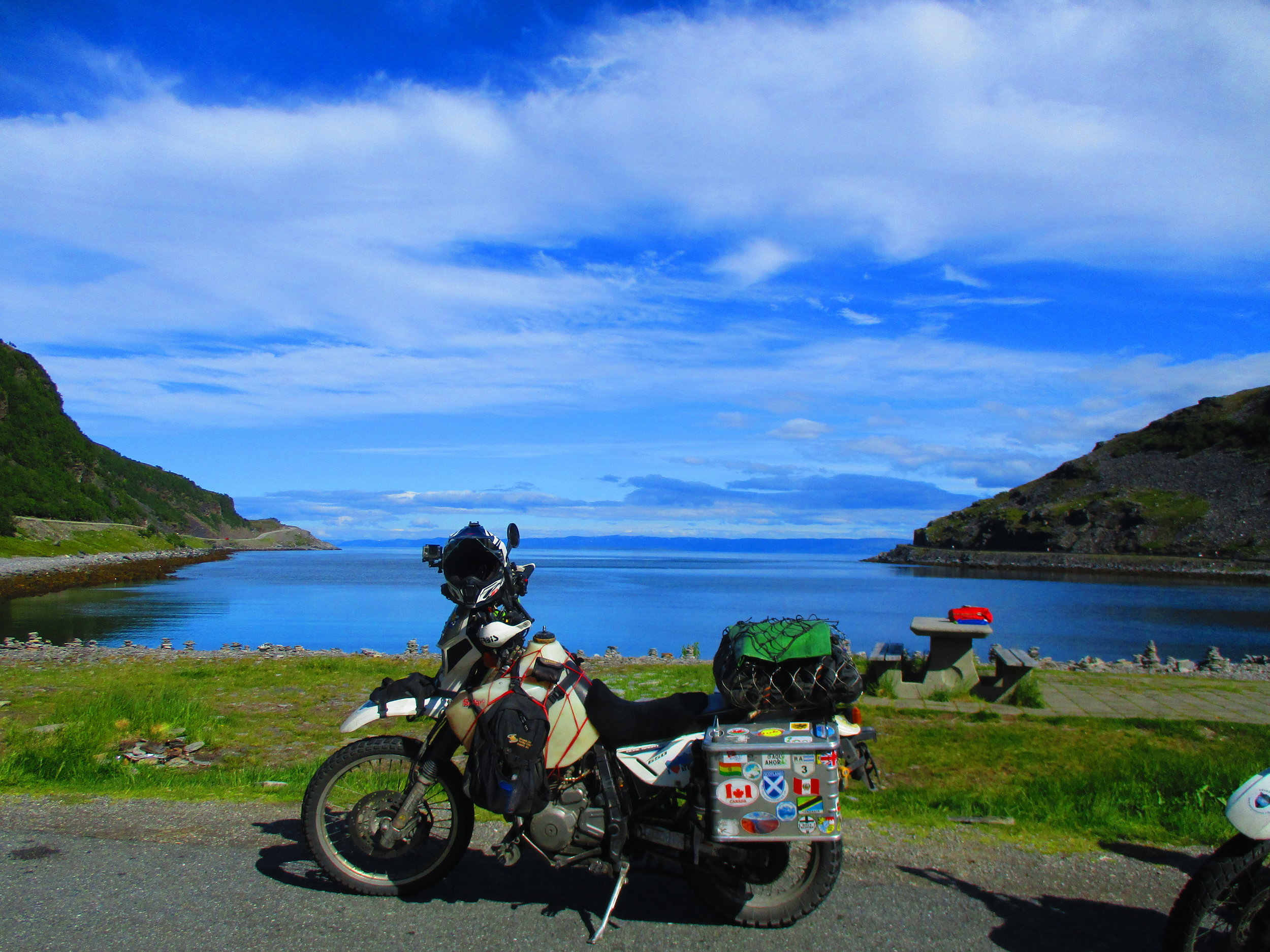 Lunch stop on the way to Magerøya Island