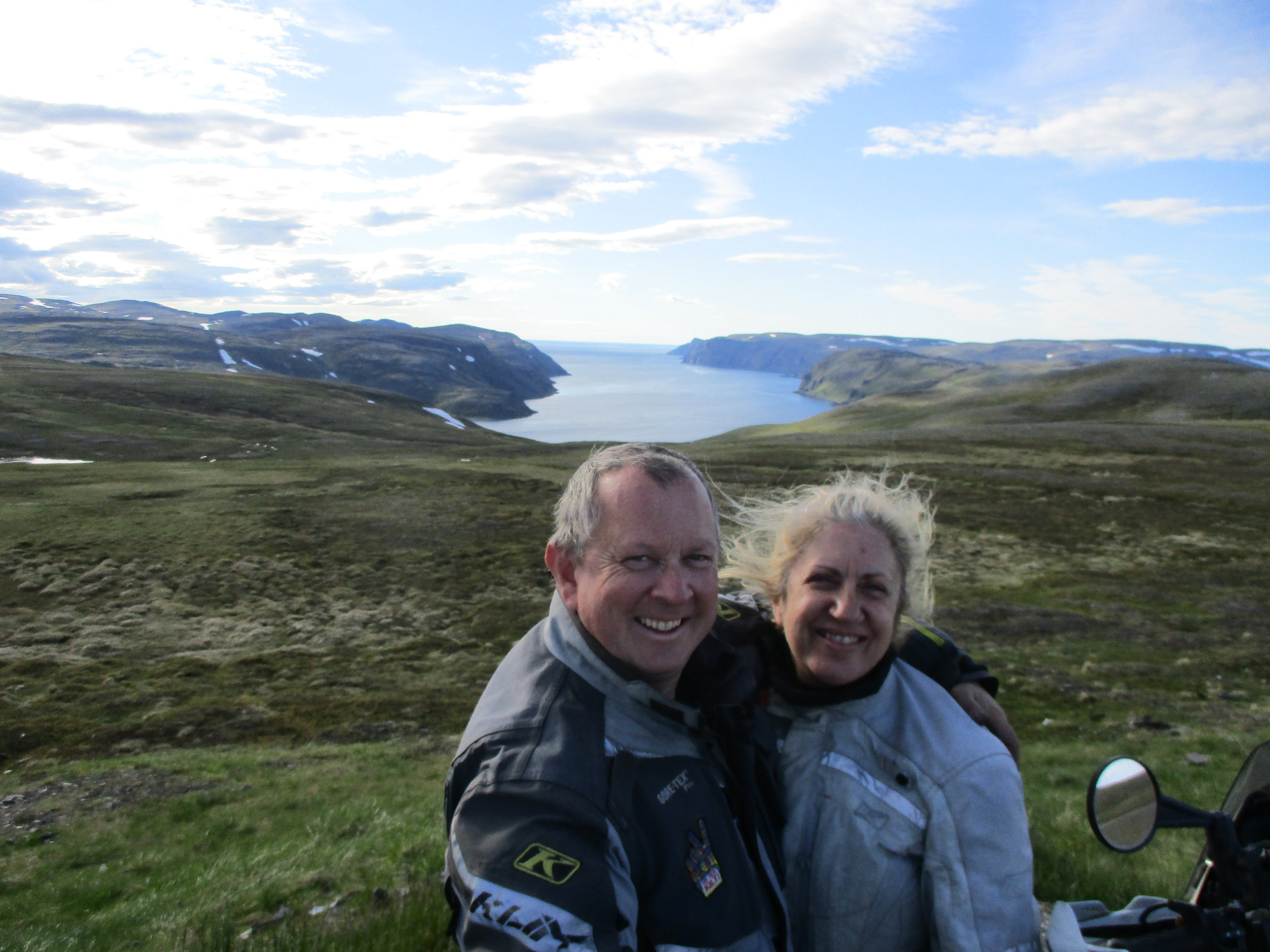On the way up to Nordkapp