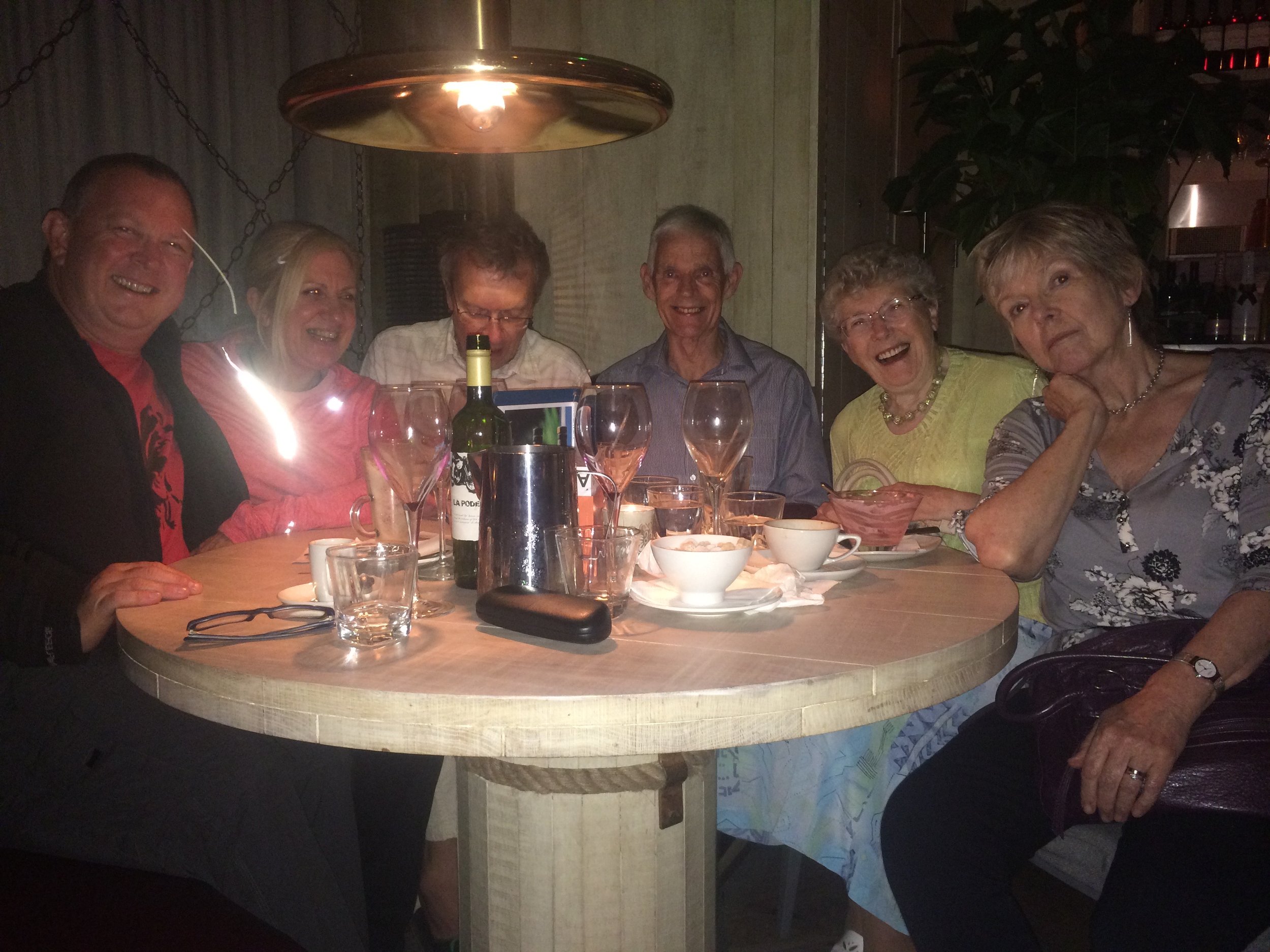 Aunt Isobel, Uncle Dan and May, and cousin Mary and Vic.