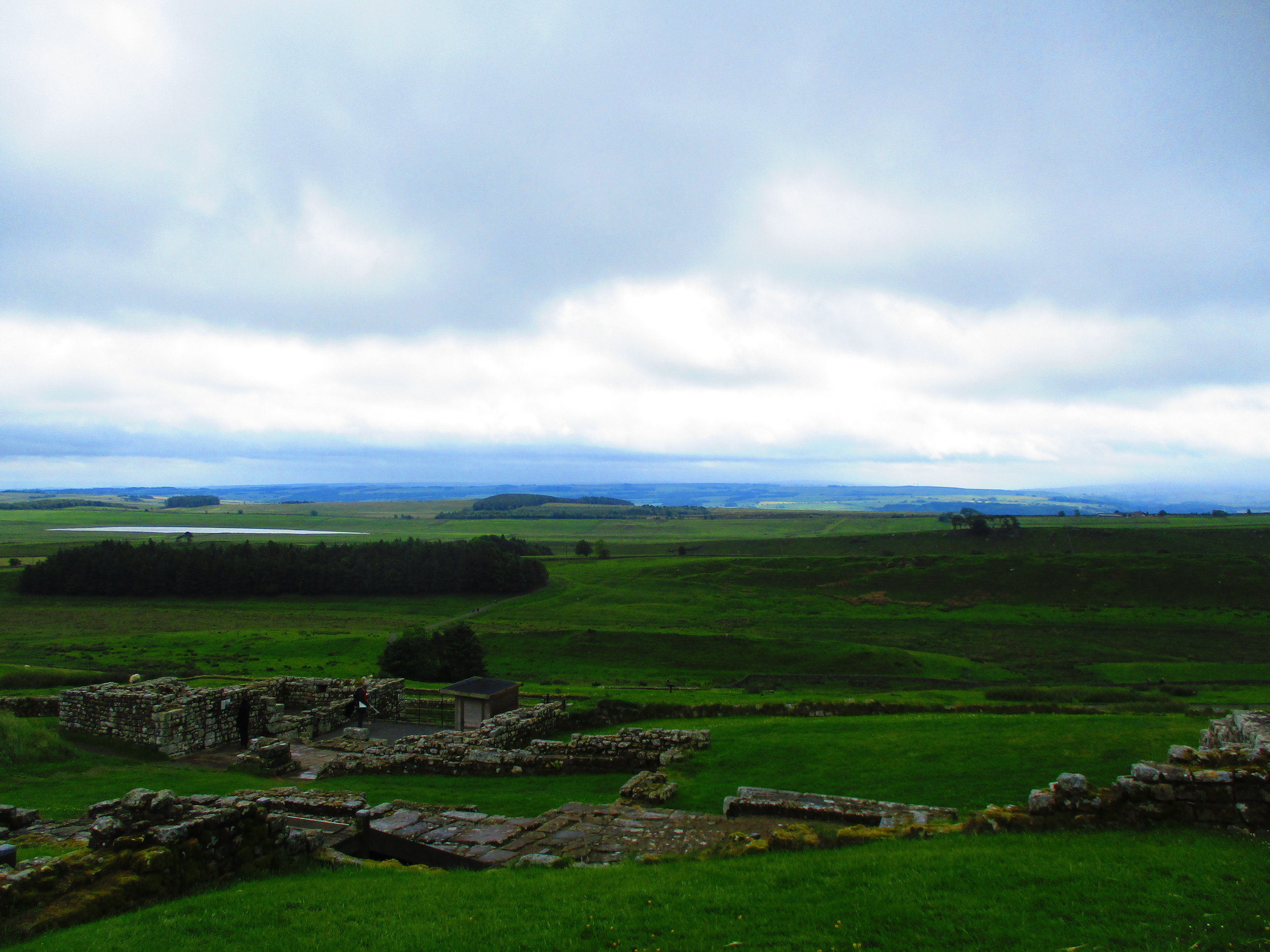 Roman Fort at Bardon Mill and the Northumberland countryside