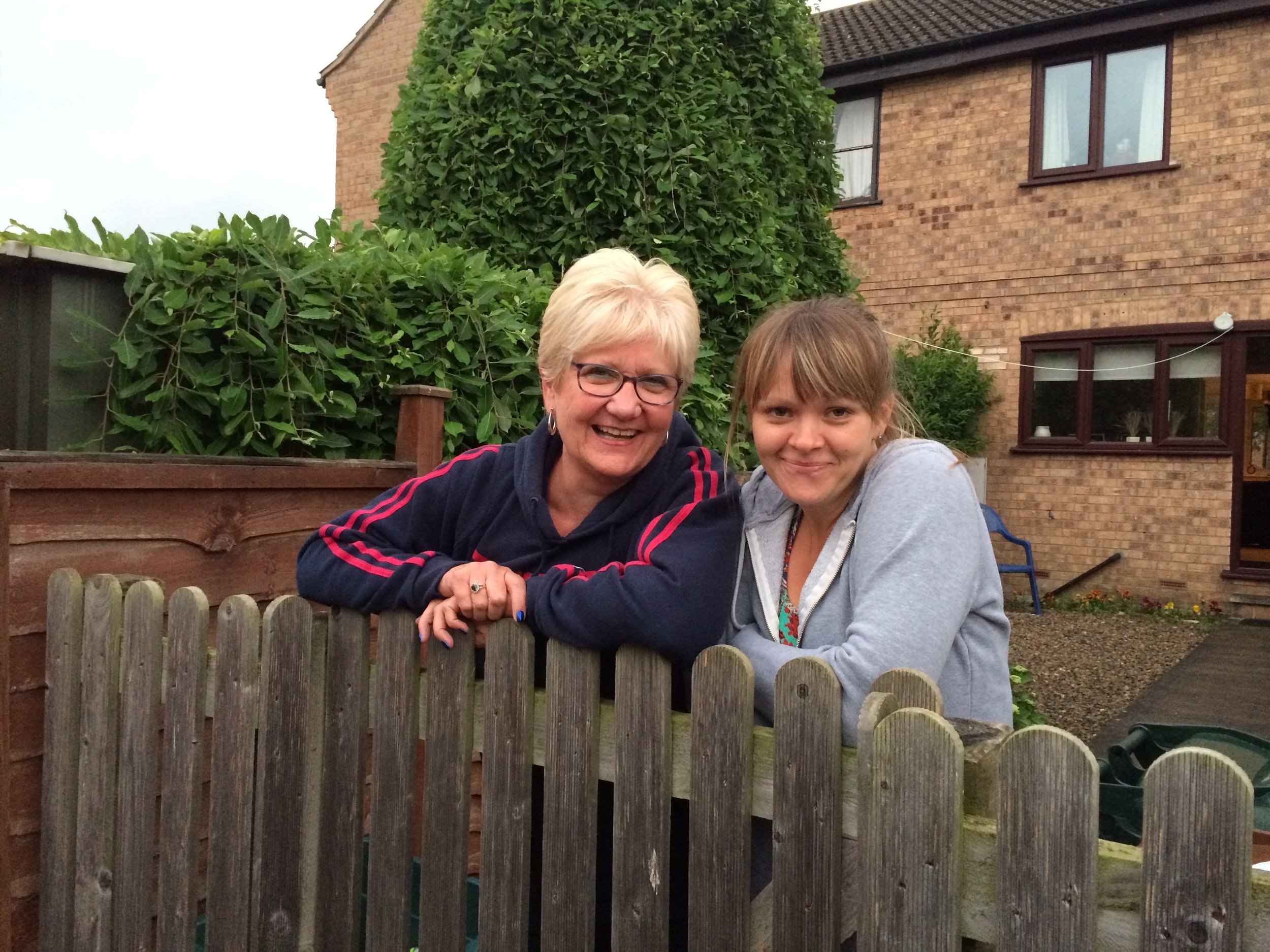 Helen and her daughter-in-law Kim