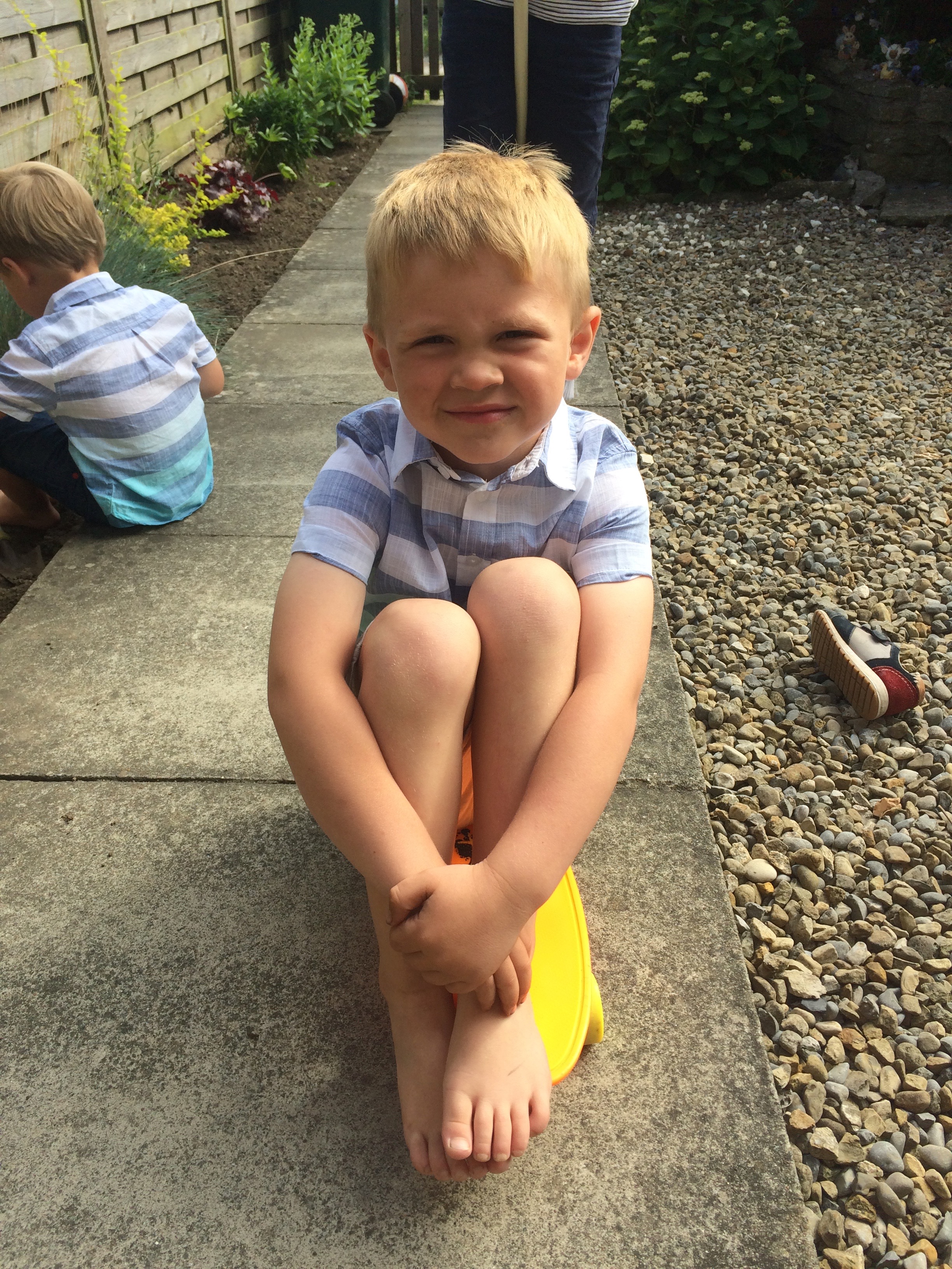 Great nephew Harry - Andrew and Kim's son.