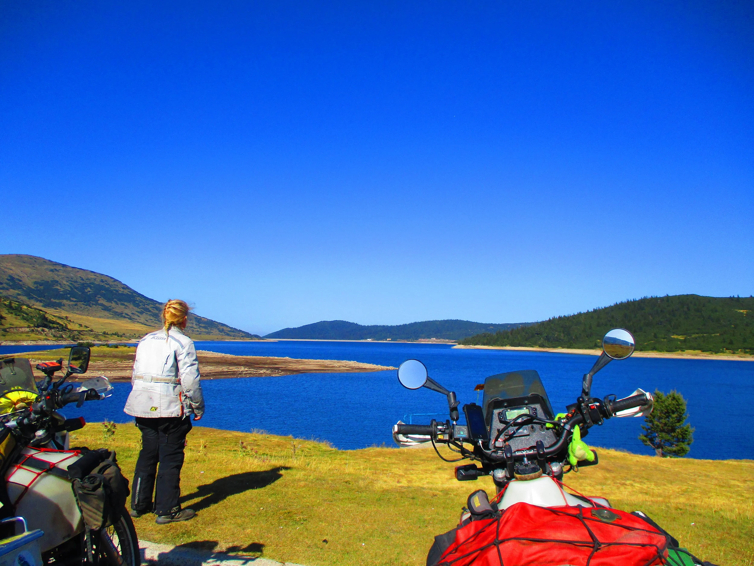 We found a nice lake at the end of it all