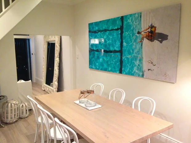 Swimmer At Icebergs Swimming Pool at Bondi Beach Photo Acrylic Face Mount 150cm x 100cm