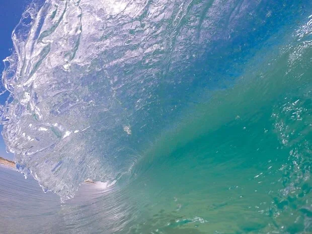 Stunning Print Of A Clear Blue Wave In Mandurah Western Australia