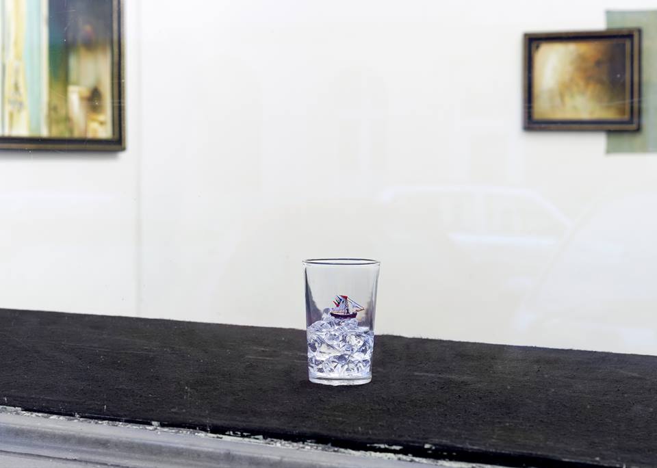 Installation view Train of Thought, KM, Berlin, 2015