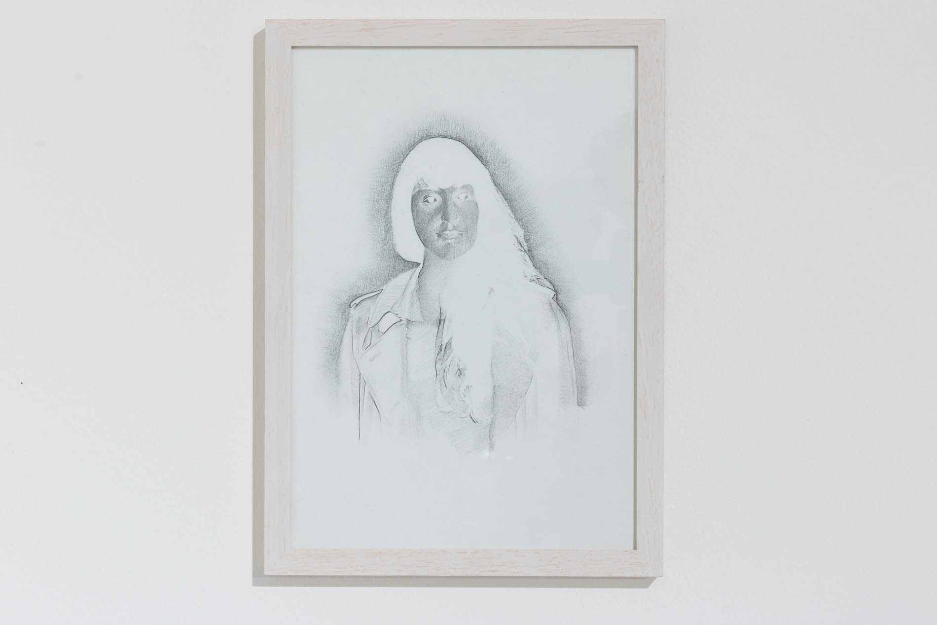 The Way Things Go – Shadows on a Face Fade and Appear, 2016 Pen on paper, 30 x 40 cm (framed), Unique